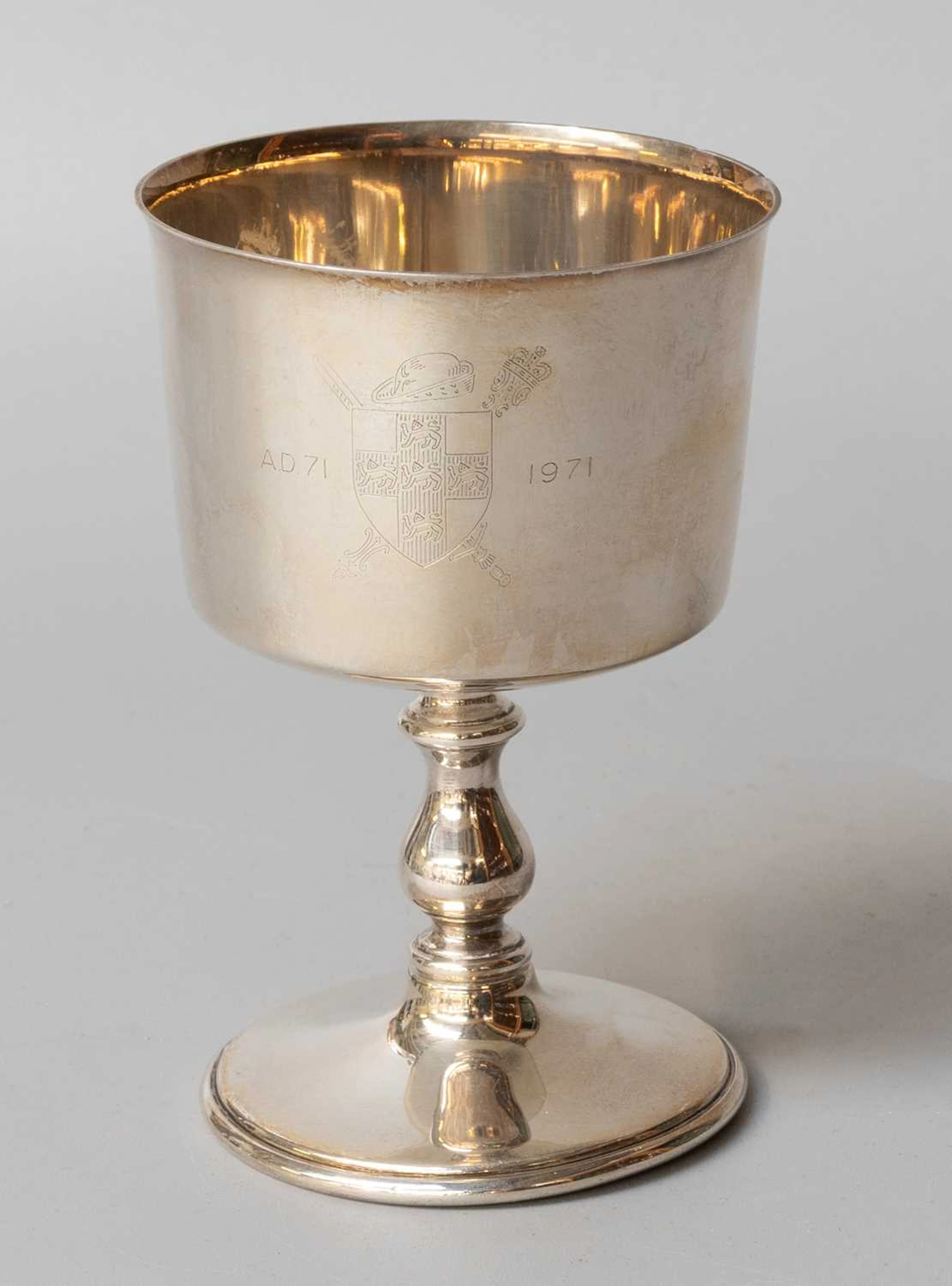 An Elizabeth II Silver Goblet, by Barker Ellis Silver Co., Birmingham