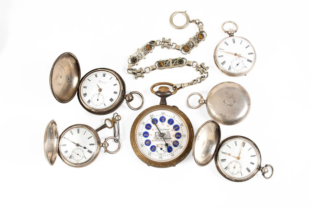 Four Silver Full Hunter Lever Pocket Watches