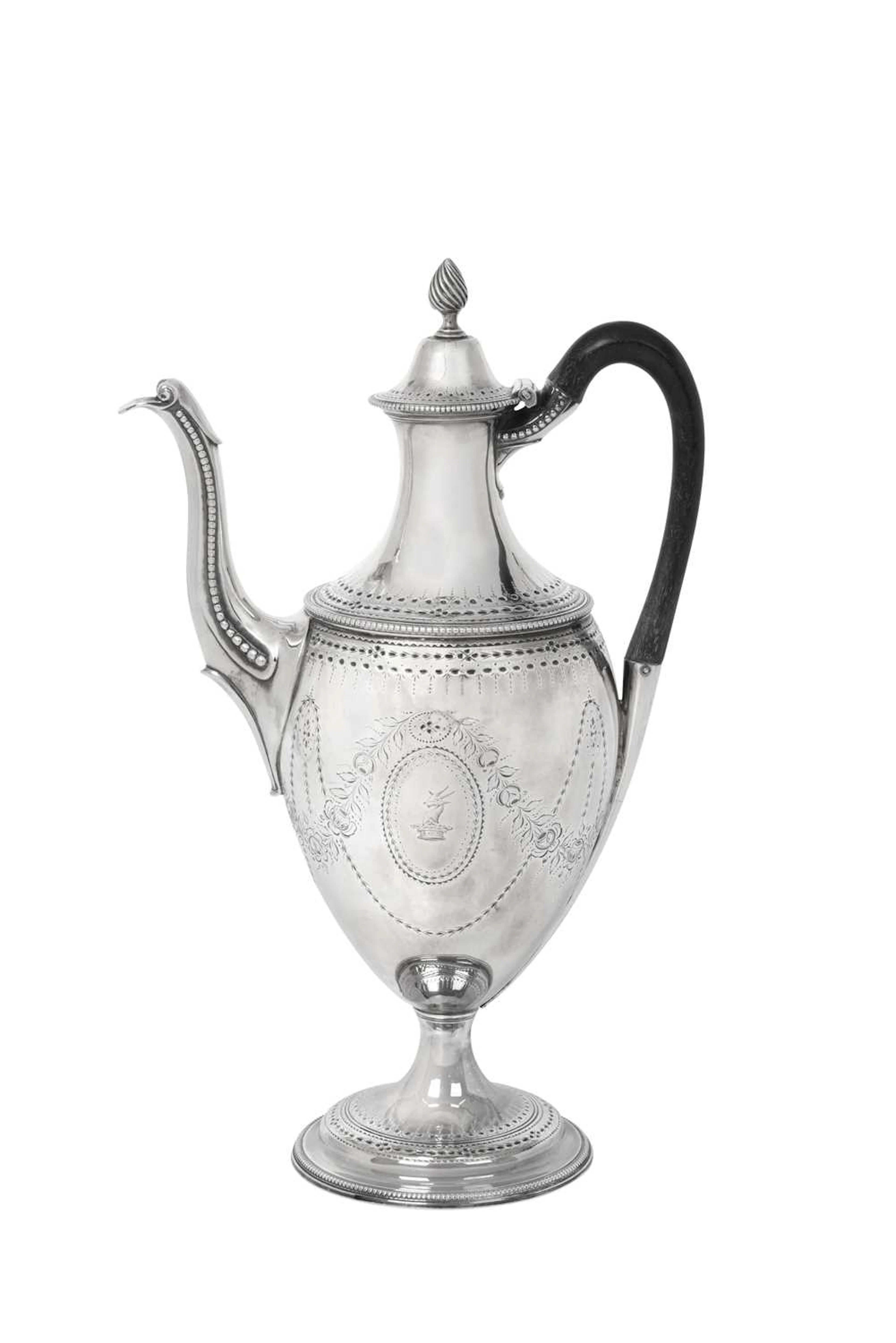 A George III Silver Coffee-Pot by James Sutton and John Bult, London