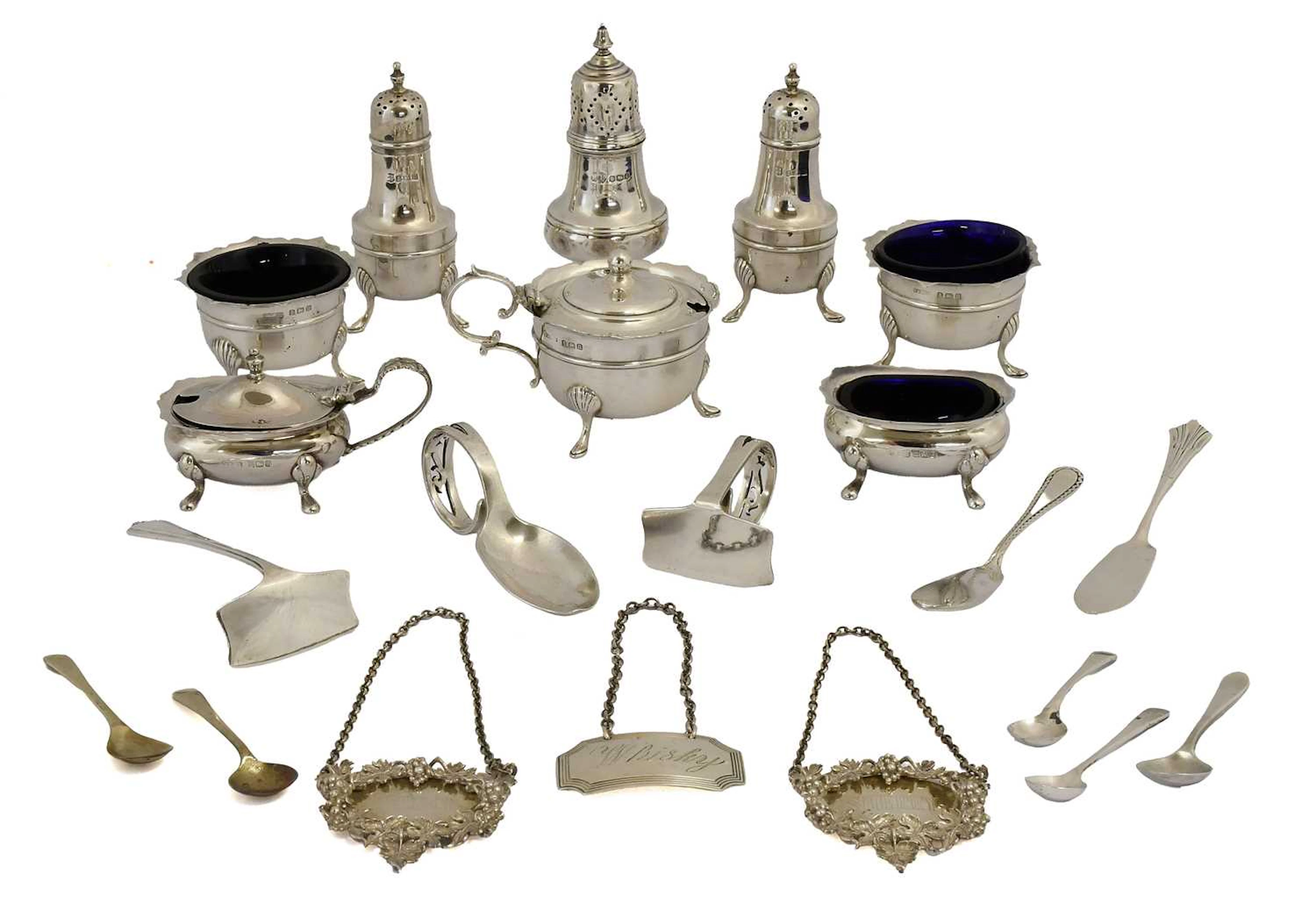 A Collection of Assorted Silver