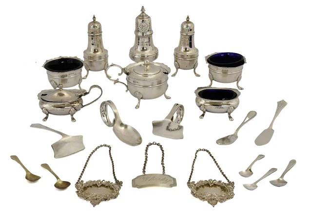 A Collection of Assorted Silver