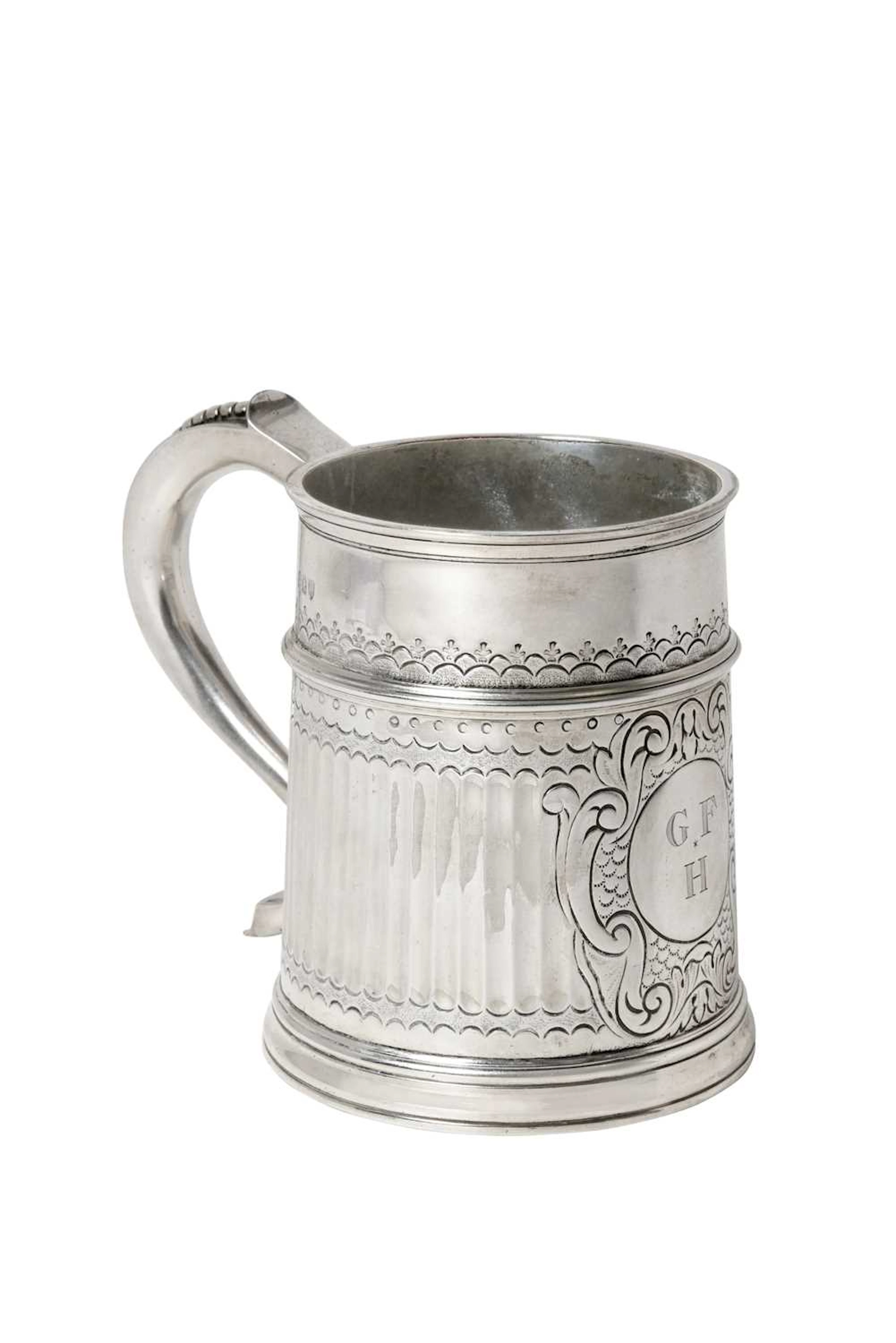 A Victorian Silver Mug by Charles Stuart Harris, London, 1895, Britannia