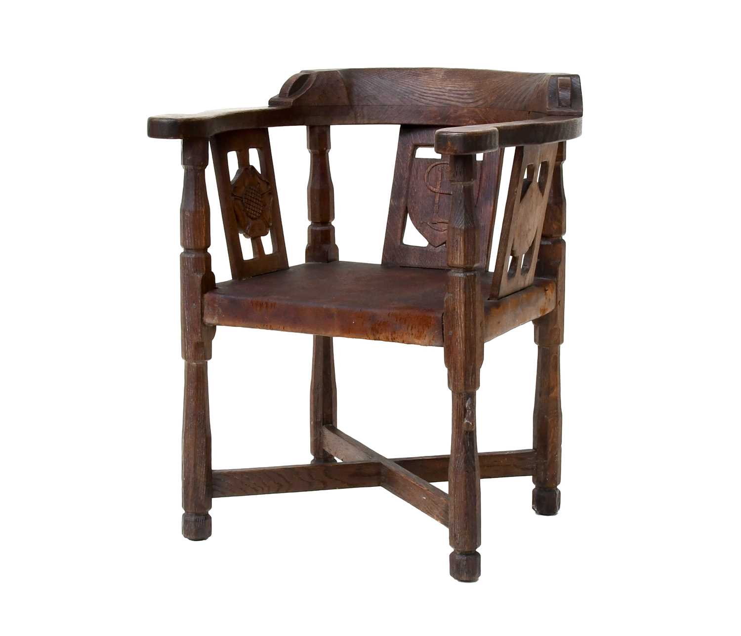 Robert Mouseman Thompson (1876-1955): An English Oak Monk's Chair