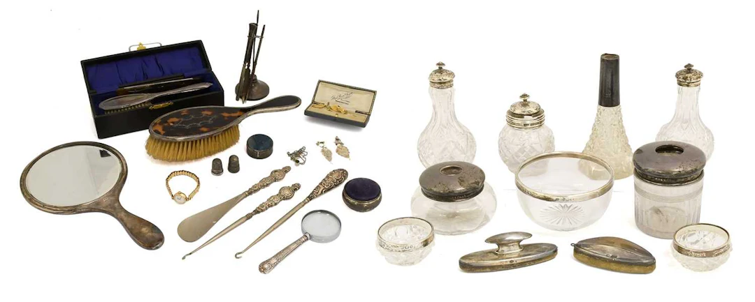 A Collection of Assorted Silver, Together With