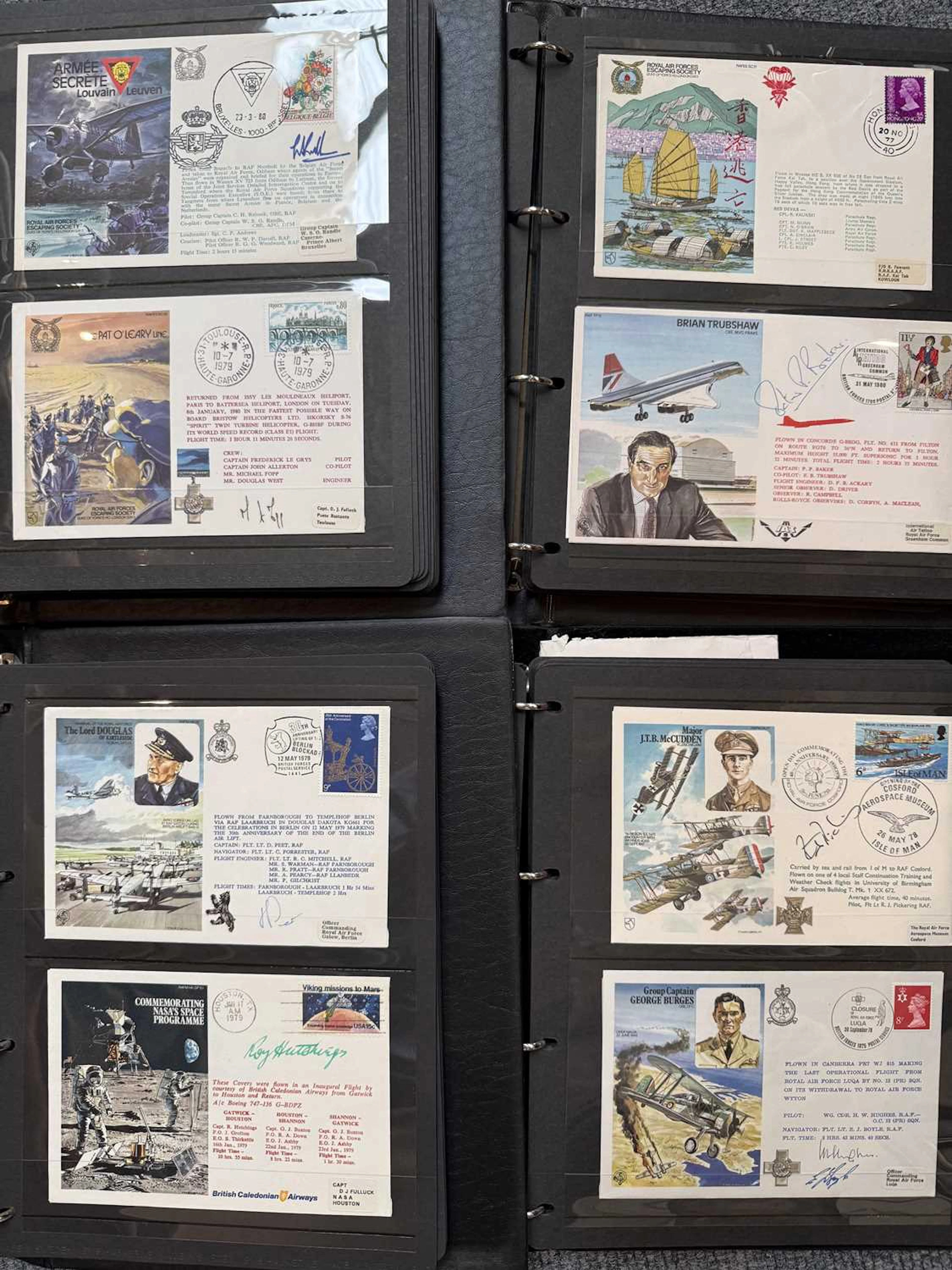 Stamp Collection: RAF Flight Covers