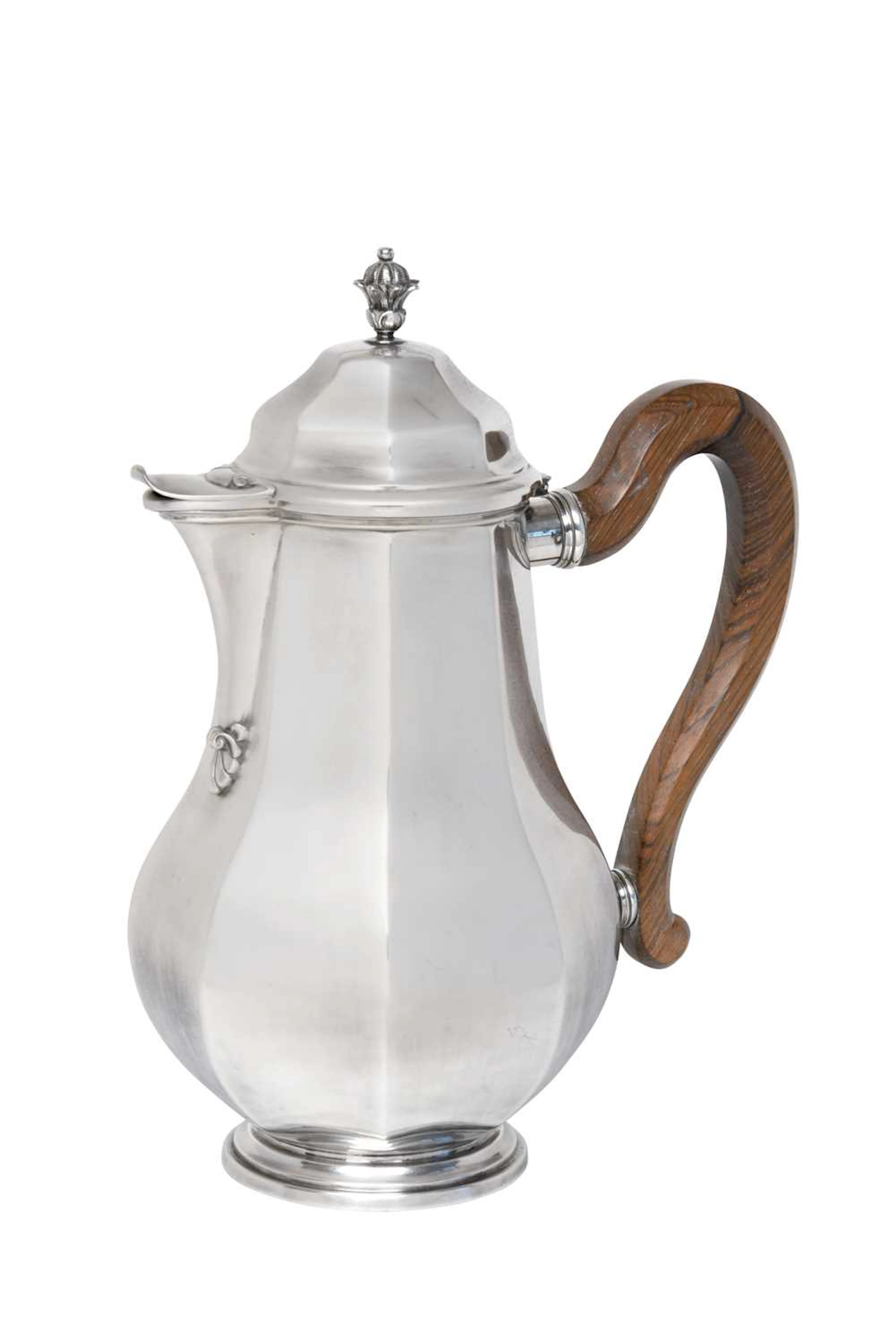 A Belgian Silver Hot-Water Jug by Wolfers Frères, Brussels, First