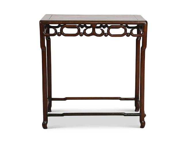 A Late 19th Century Chinese Hardwood Side Table