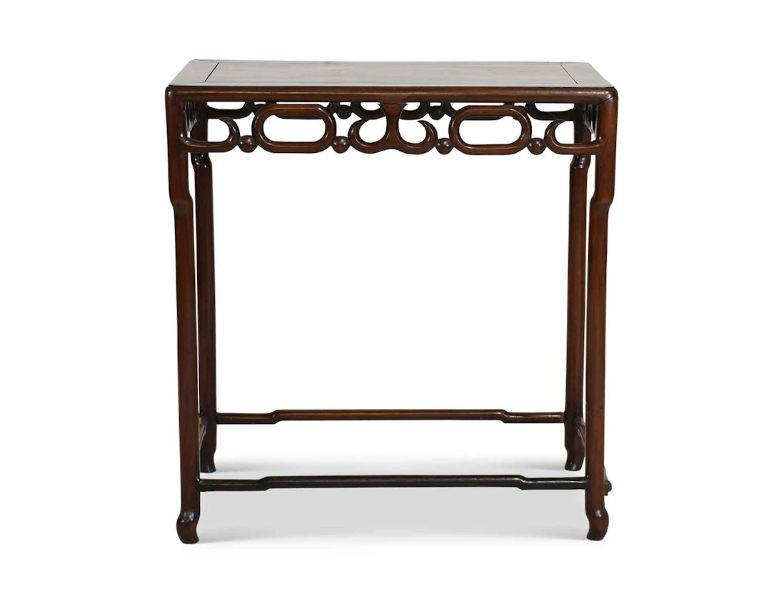 A Late 19th Century Chinese Hardwood Side Table