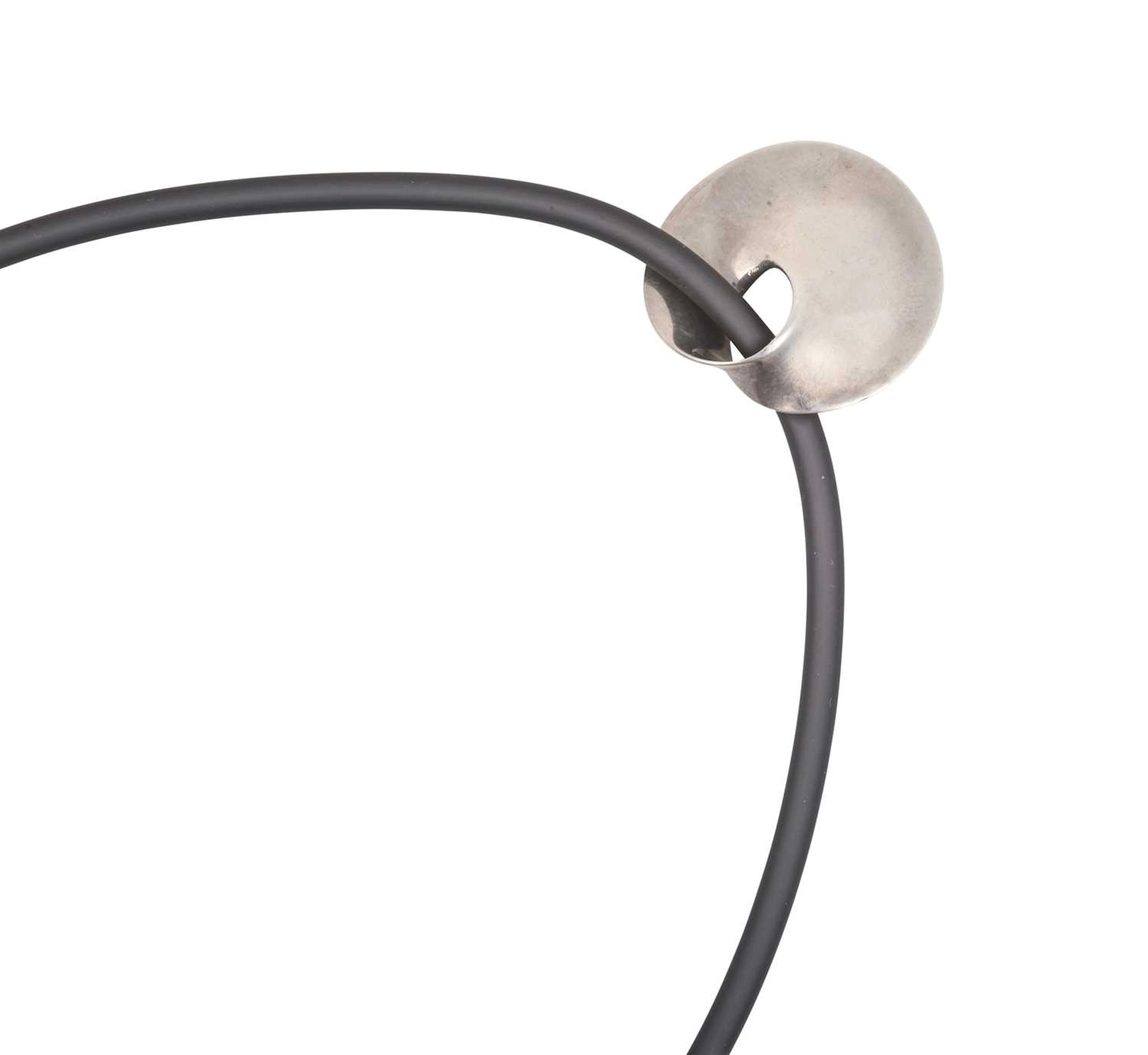 A Pendant on Necklace, designed by Vivianna Torun Bülow-Hübe for Georg Jensen