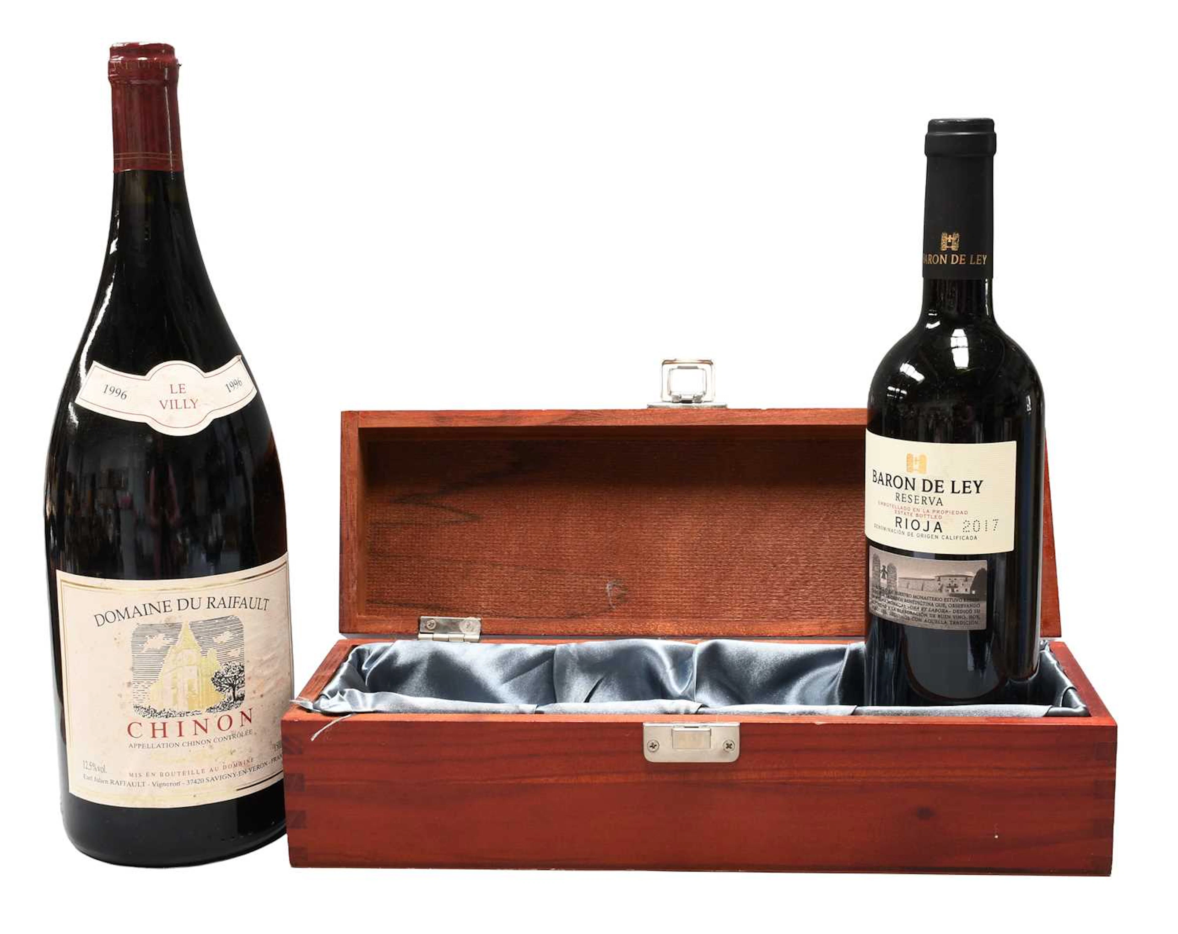 Domaine Du Raifault, 1996 Chinon, Baron de Ley 2017 Rioja