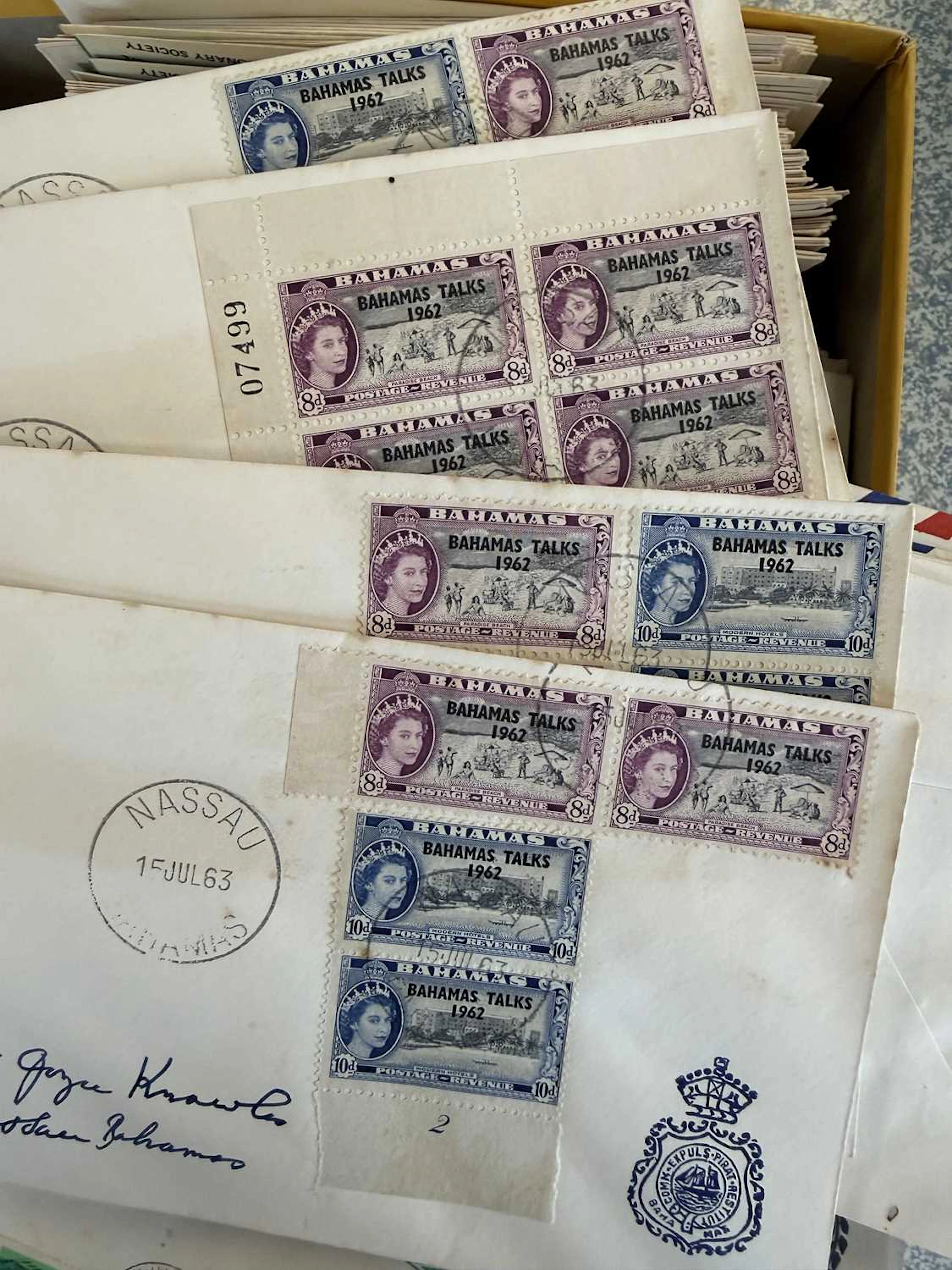 Stamp Collection of Bahamas (and some Cayman Islands) First Day Covers