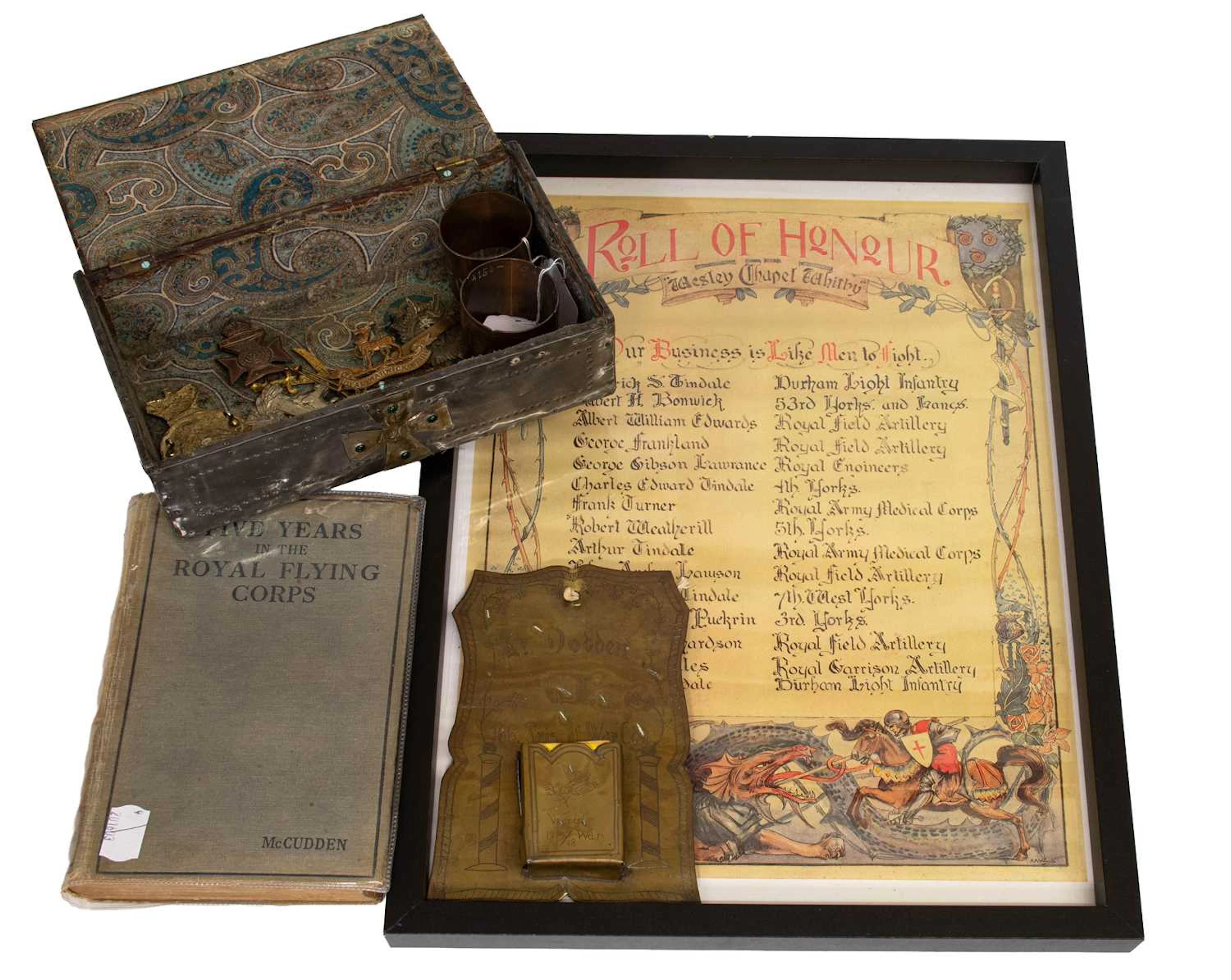 A Small Quantity of First World War Militaria