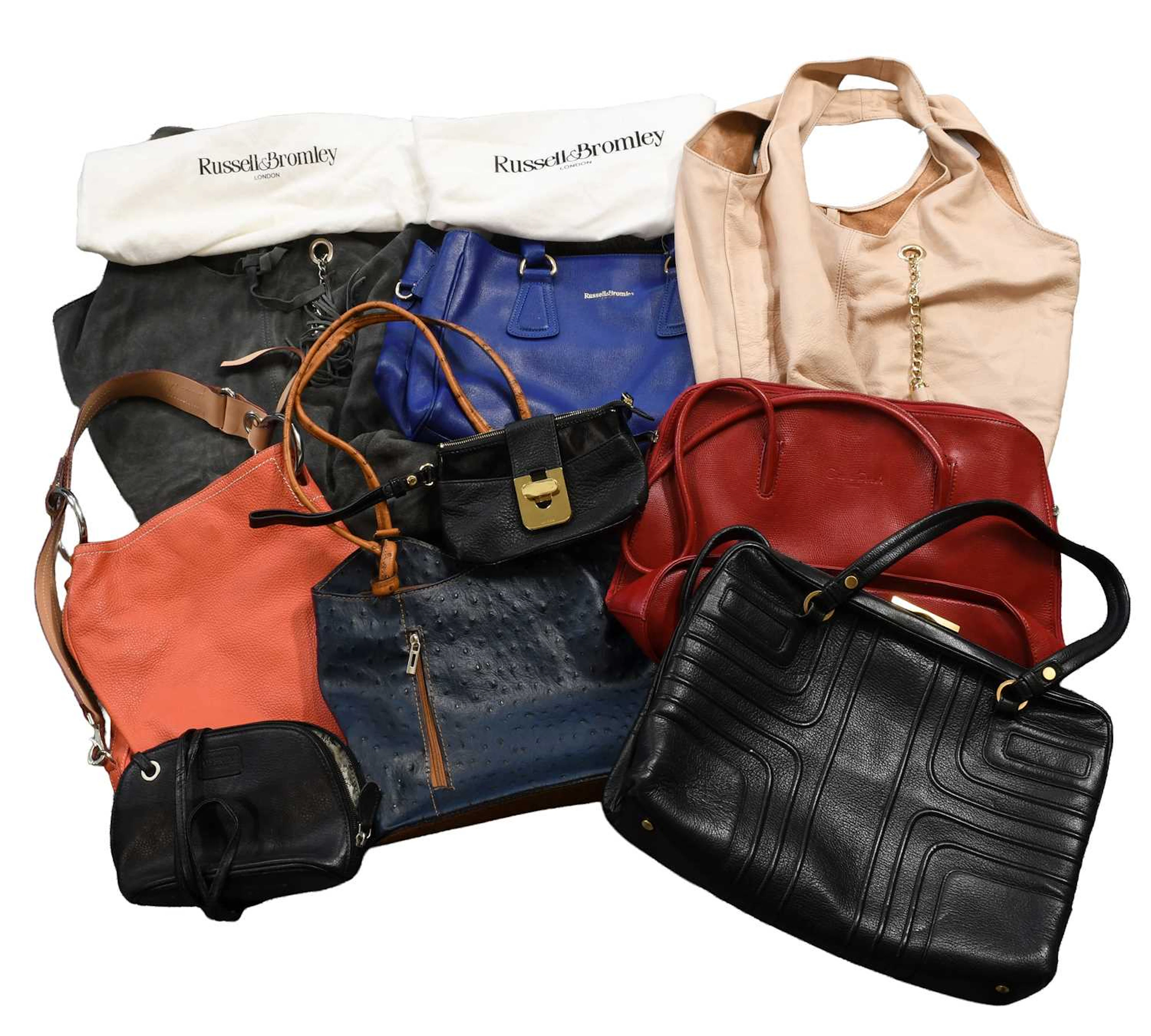 A Small Quantity of Designer Handbags, Jaeger, Osprey, Smythson of