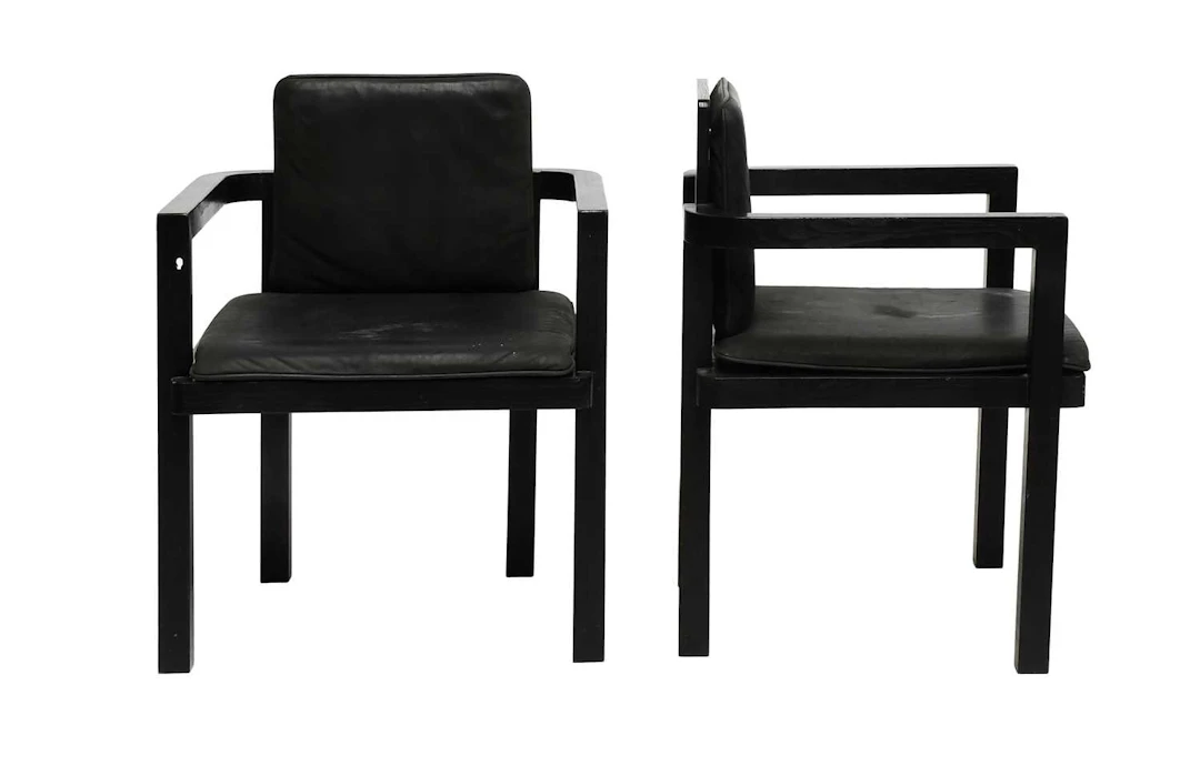 Tecta: Two Model D51 Armchairs, designed by Walter Gropius