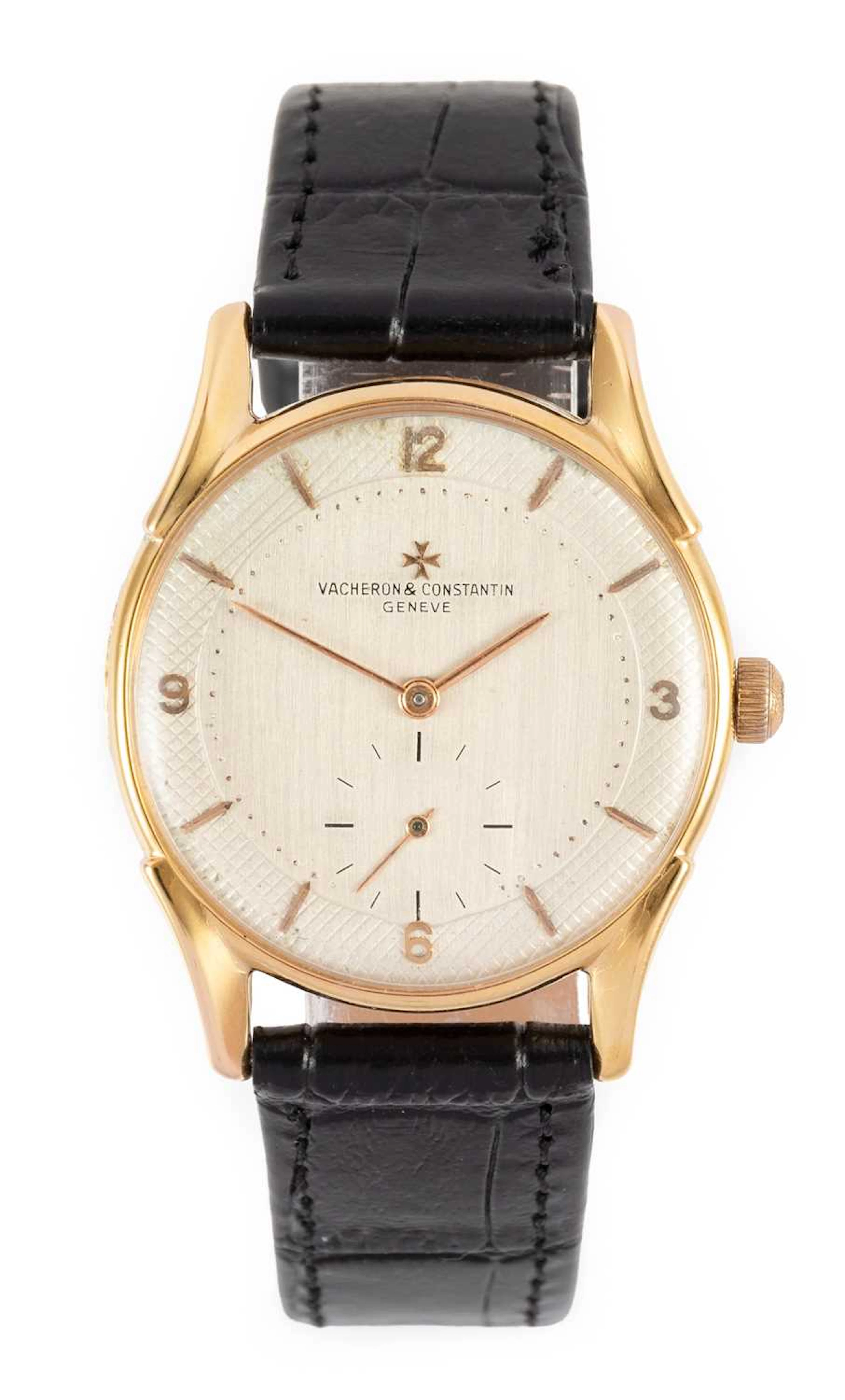 Vacheron & Constantin: An 18 Carat Gold Wristwatch, signed Vacheron