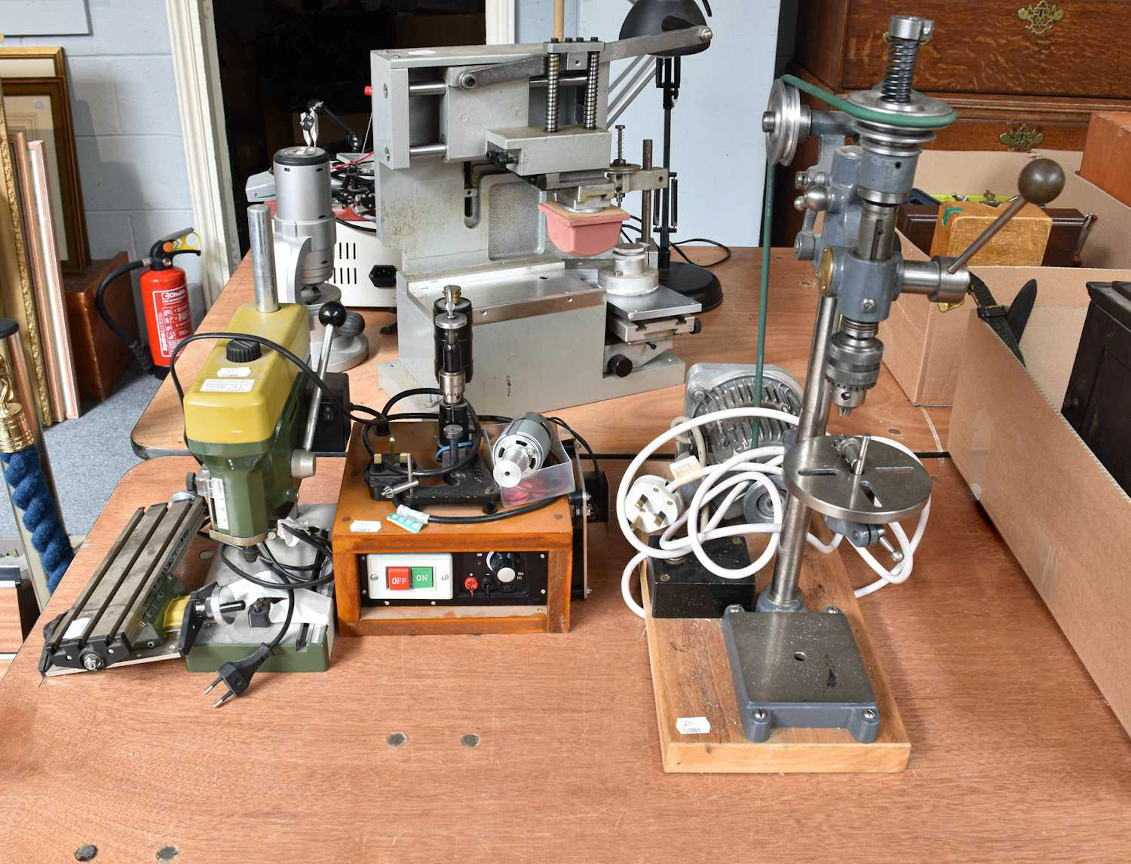 Three Watch/Clock Makers Bench Drills