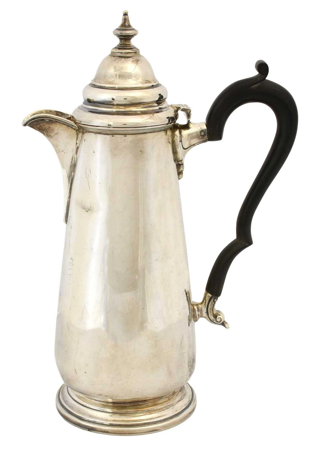 A George V Silver Hot-Water Jug, by Herbert Edward Barker and Frank