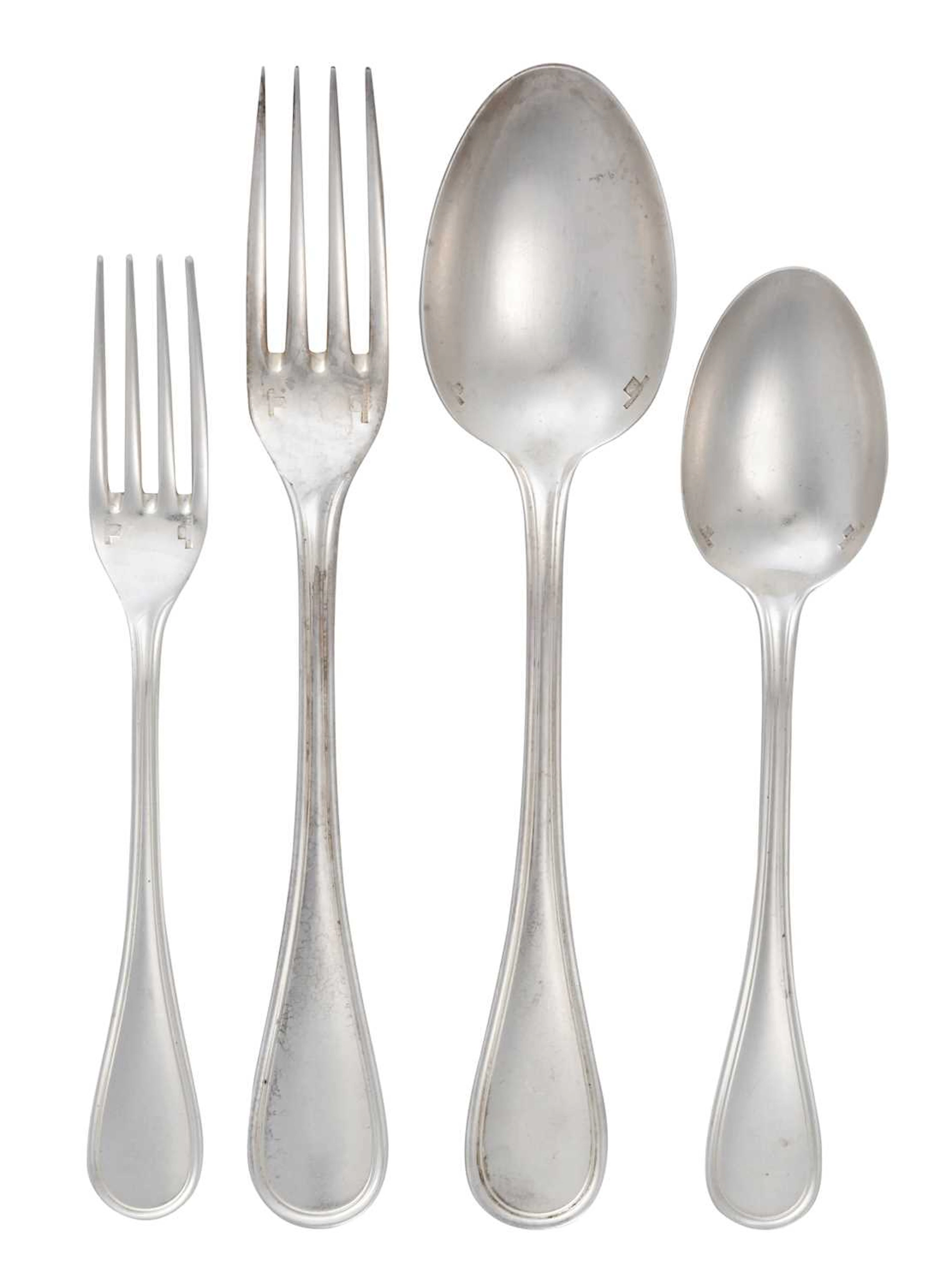 A French Silver Plate Table-Service by Christofle, Paris, Second Half