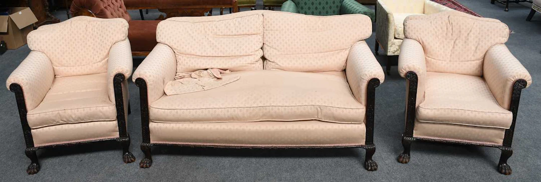 19th Century Humpback Sofa