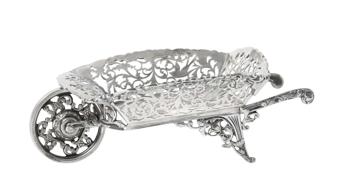 A George V Novelty Silver Dish by S. Blanckensee and Son Ltd., London