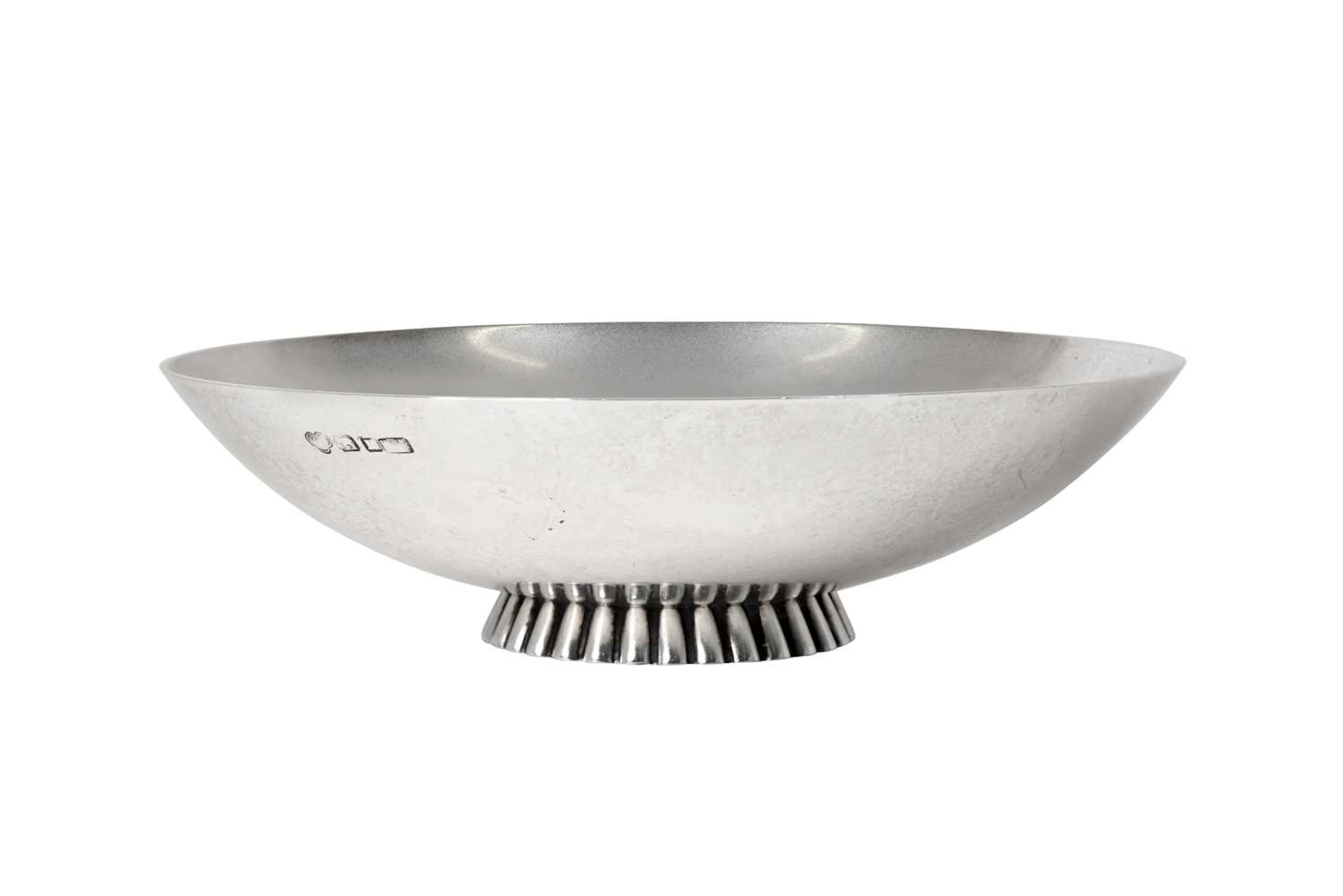 An Indian Silver Bowl by Hamilton and Co., Calcutta, Apparently 1949