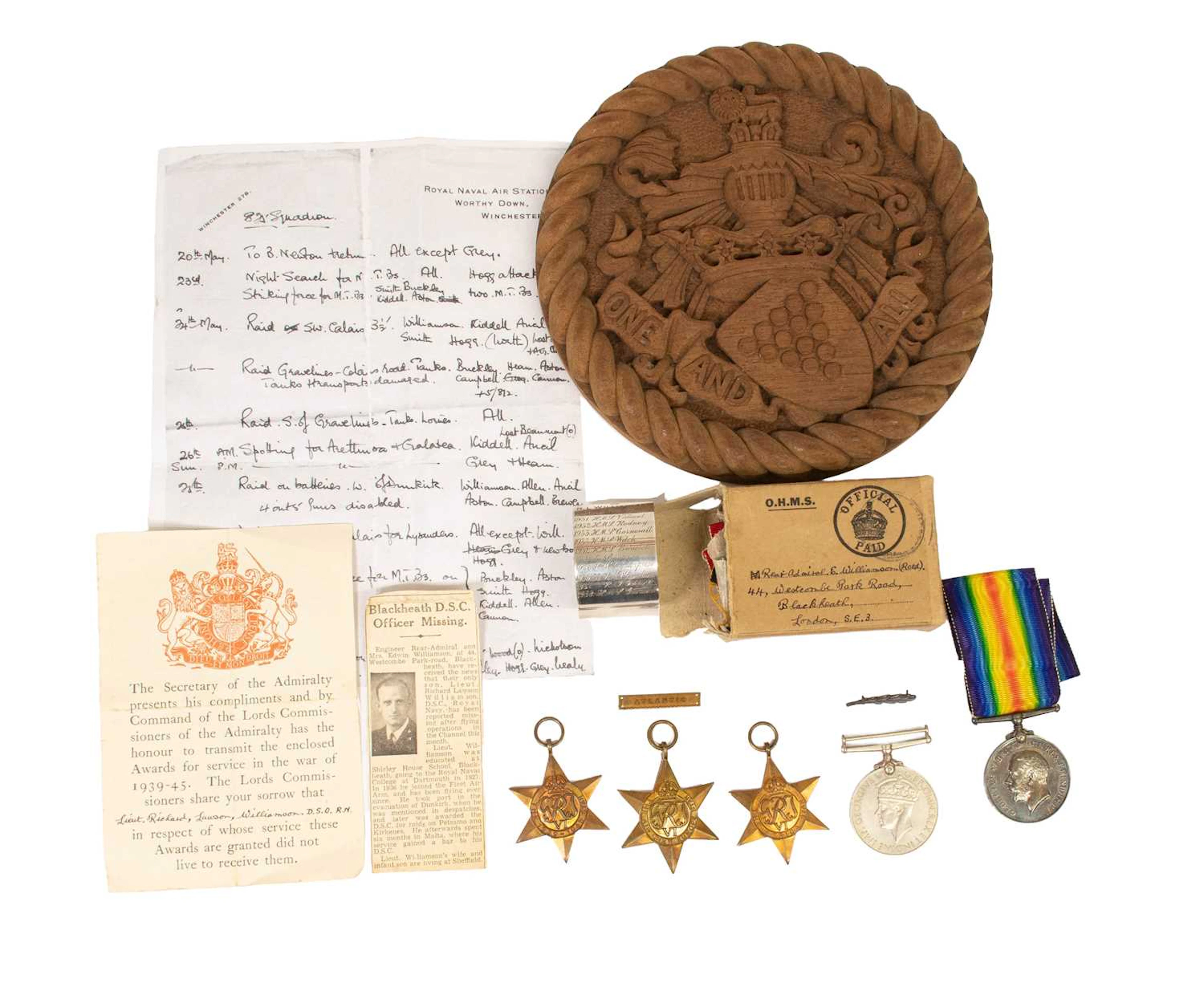 A Second World War Group of Four Medals, a British War Medal