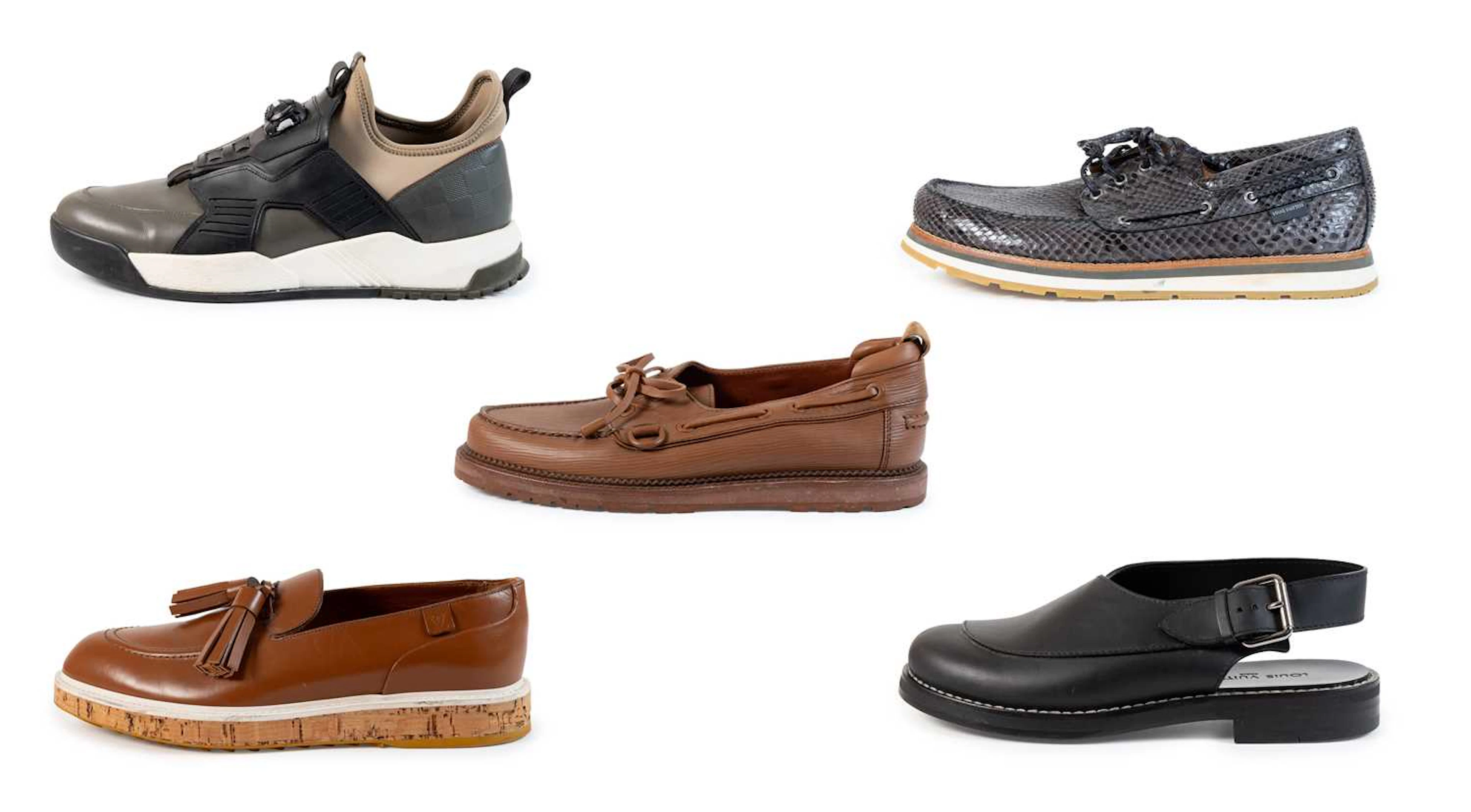 Five, Pairs of Louis Vuitton Mens Footwear, Louis Vuitton Barracuda