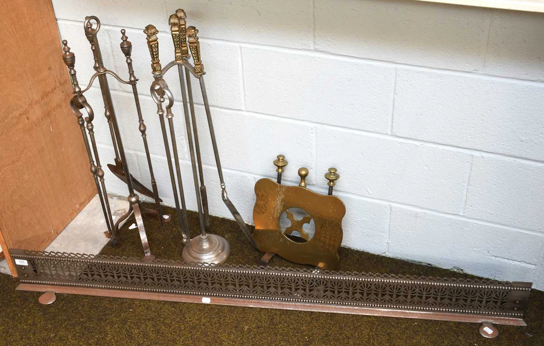 A Set of Georgian Steel Fire Tools