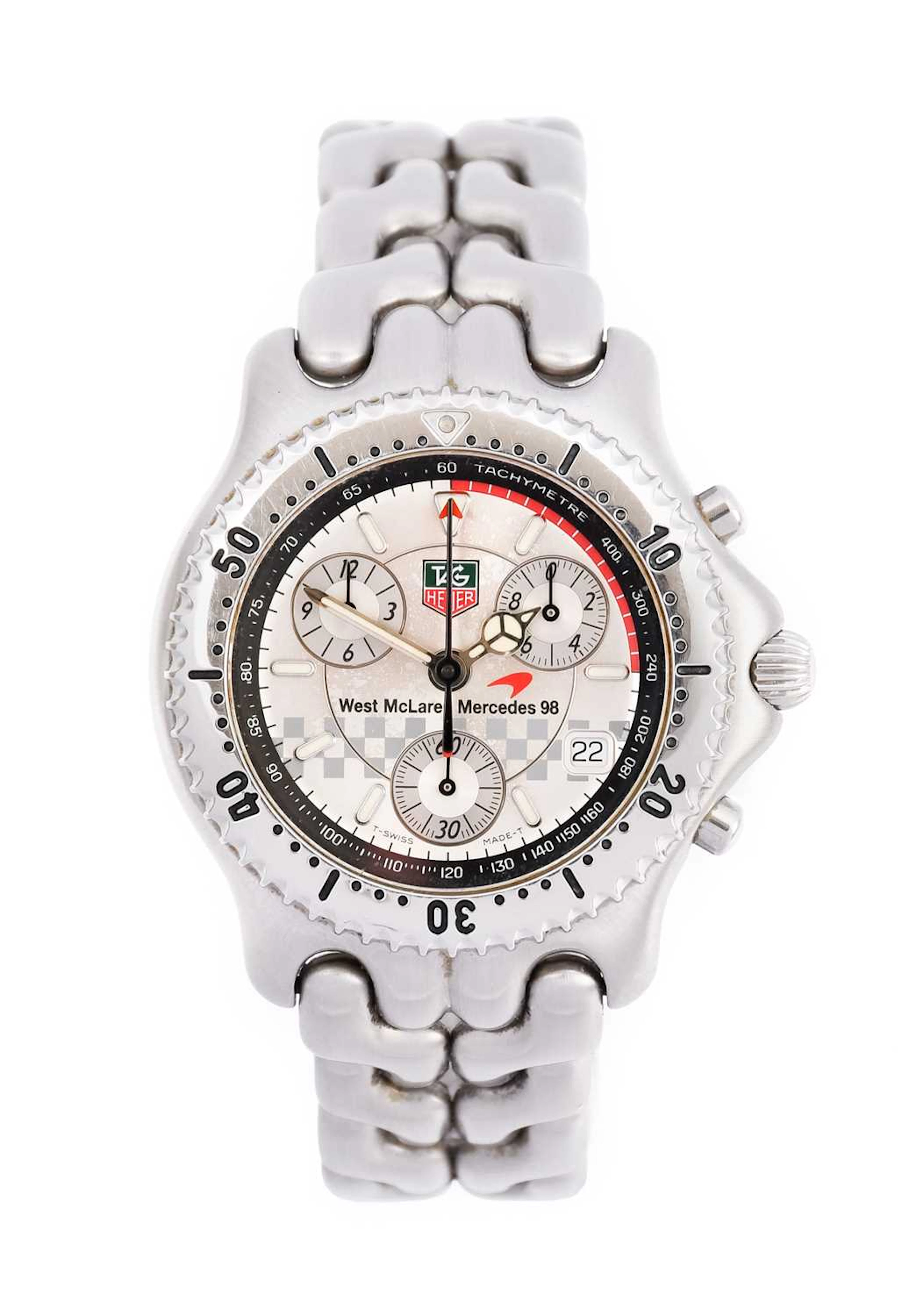 Tag Heuer: A Stainless Steel Limited Edition Calendar Chronograph