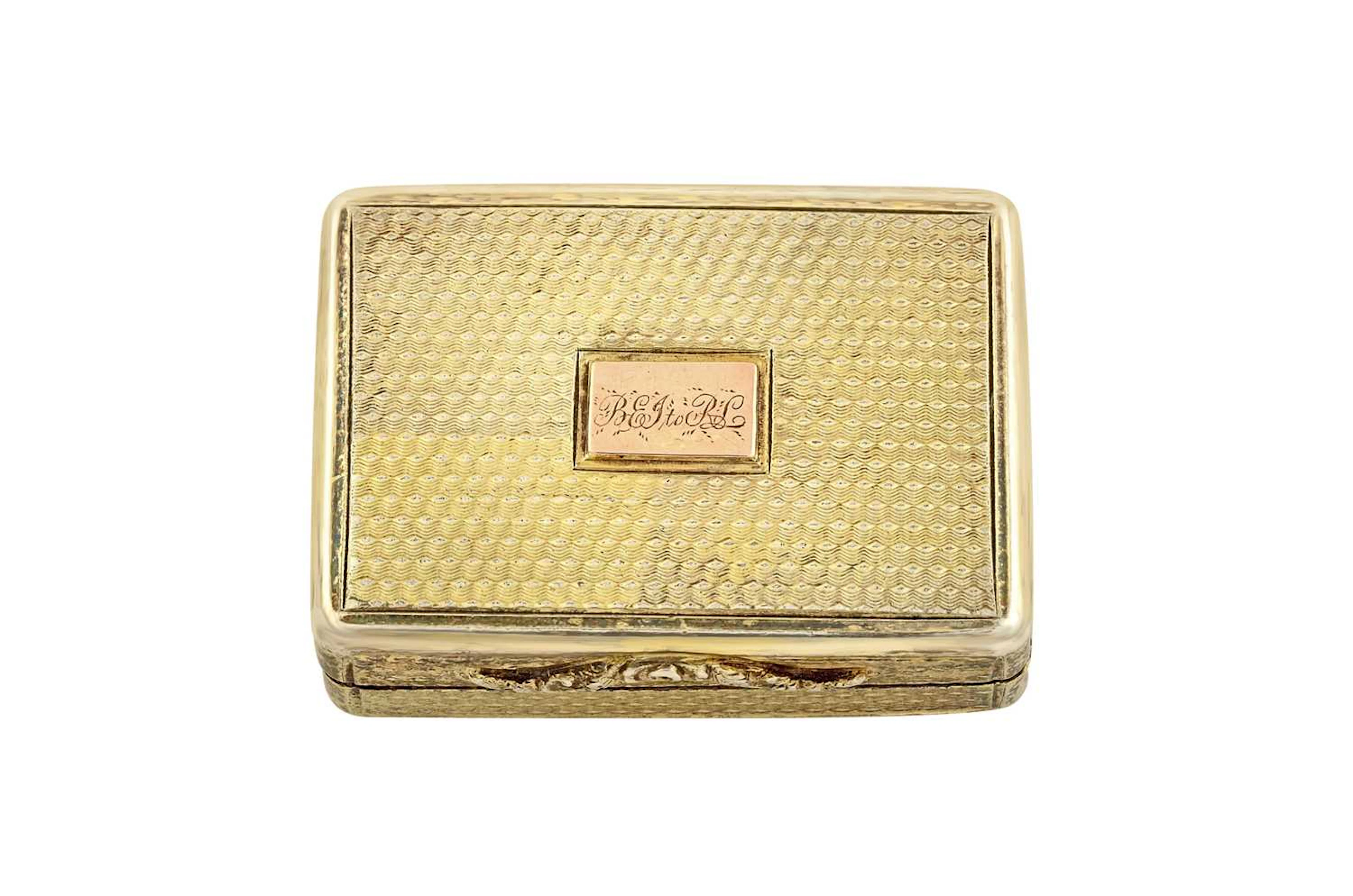 A William IV Silver-Gilt Vinaigrette by Nathaniel Mills, Birmingham