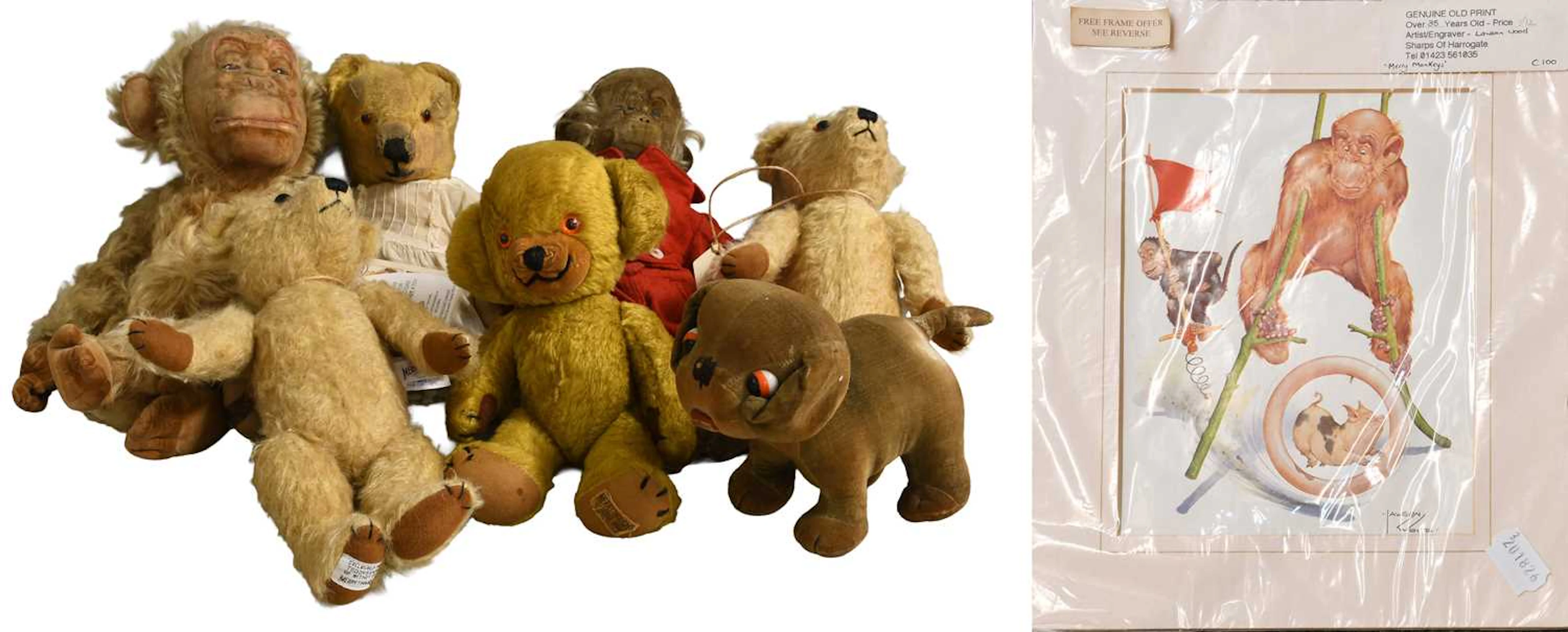 1930s and Later Merrythought Lawson Wood Gran'pop' Monkeys, Gran'pop'