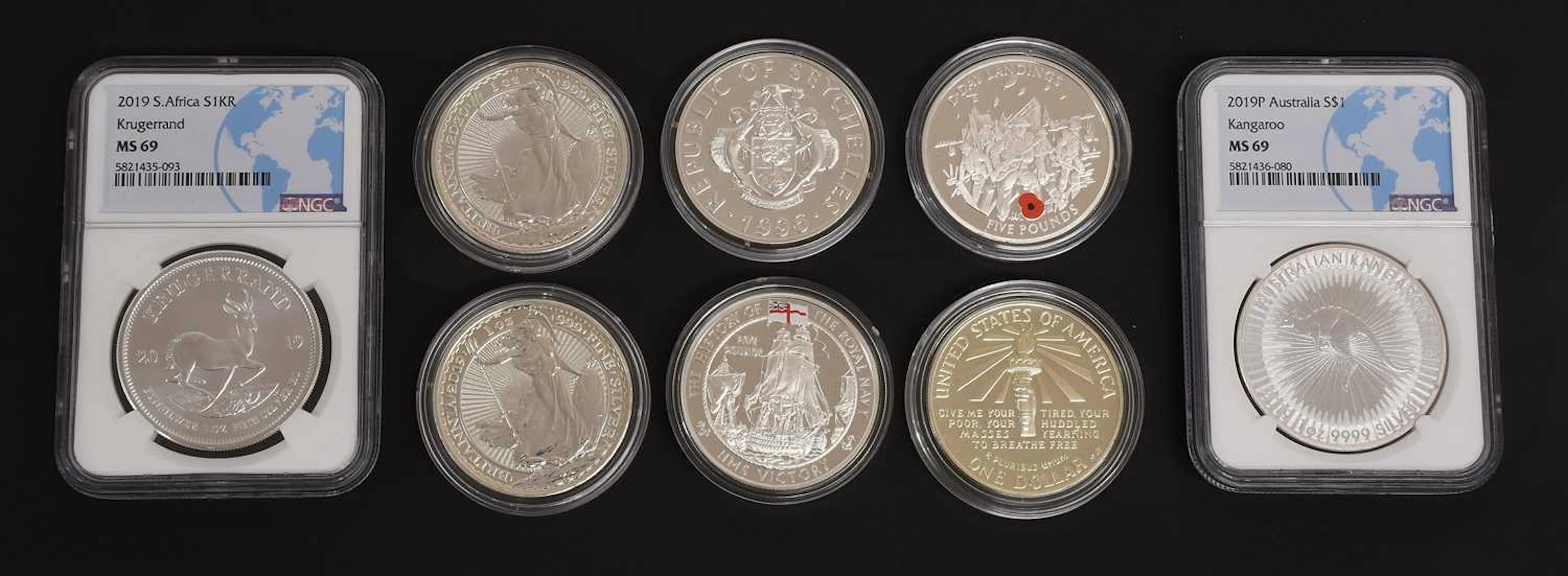 Assorted British and World Silver Proof Coins