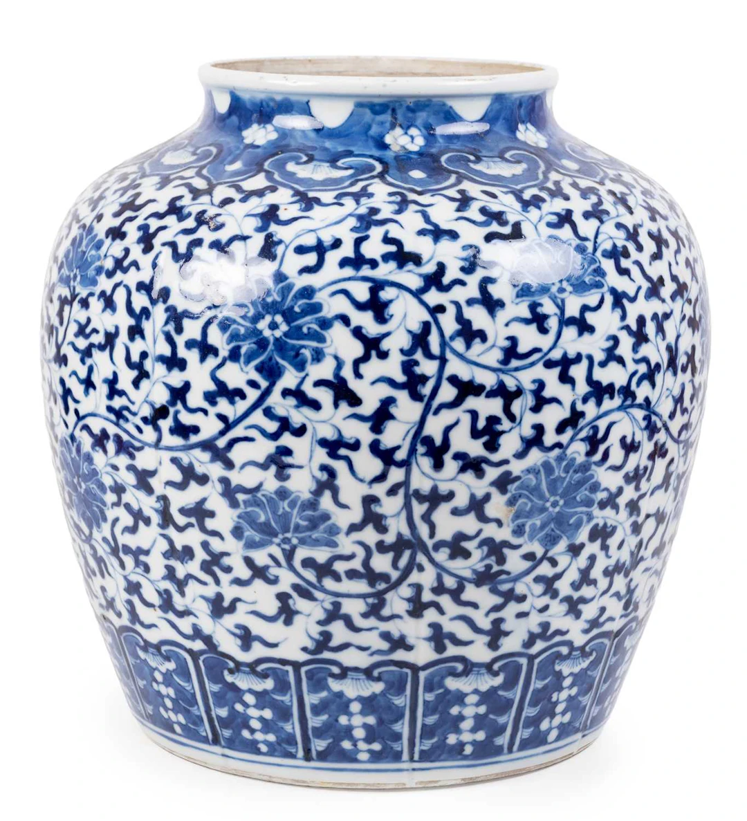 A Chinese Porcelain Jar, Kangxi reign mark but not of the period
