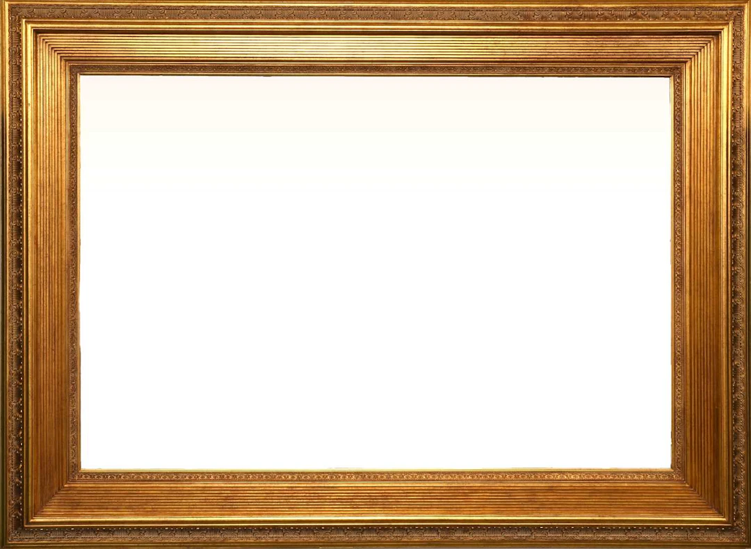 A Large Gilt Framed Mirror, 20th century