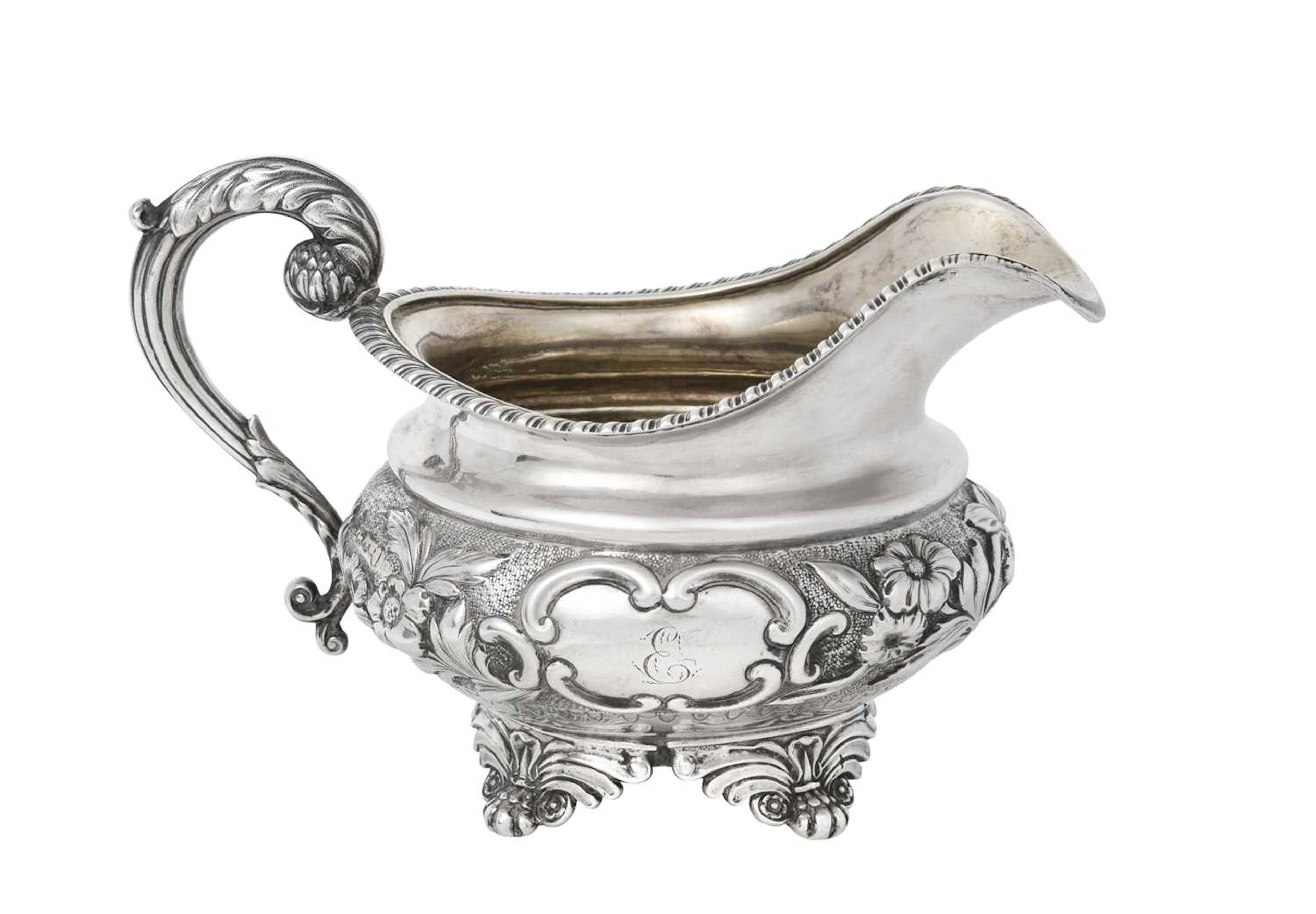 A George IV Provincial Silver Cream-Jug by James Barber, George Cattle