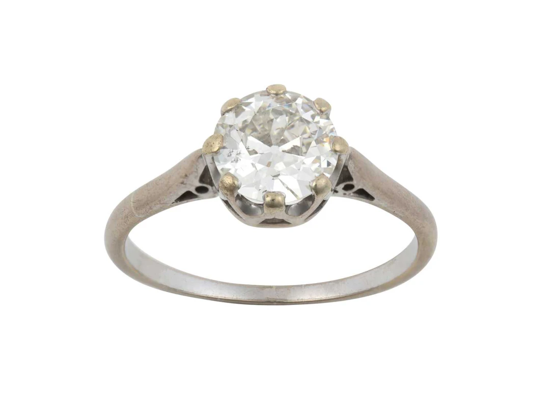 A Diamond Solitaire Ring
