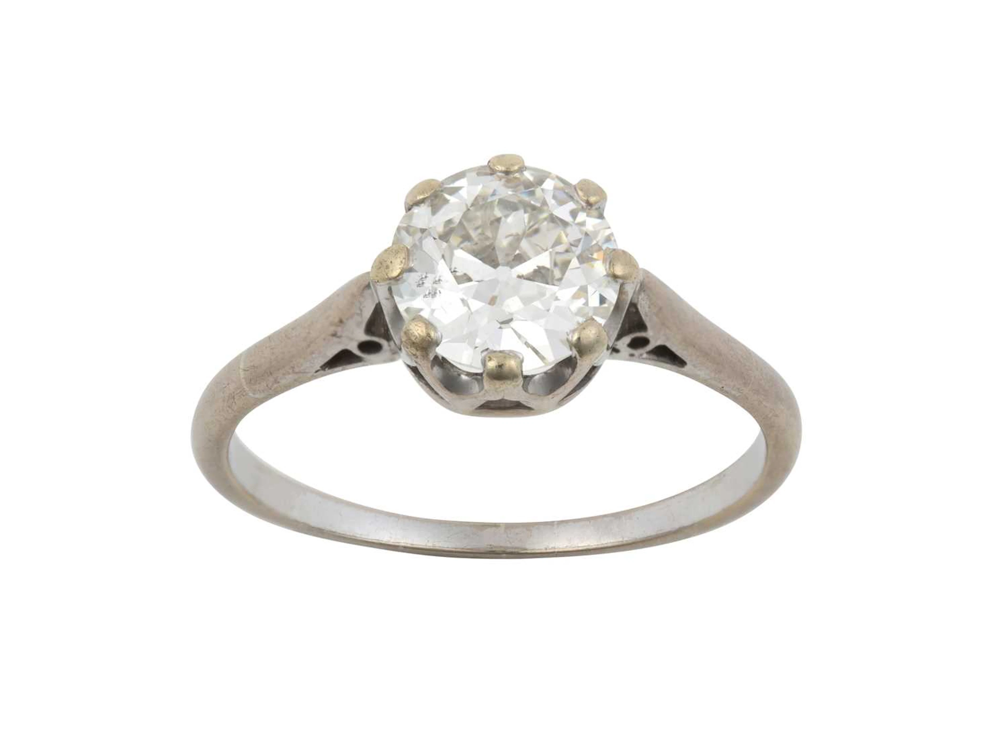 A Diamond Solitaire Ring