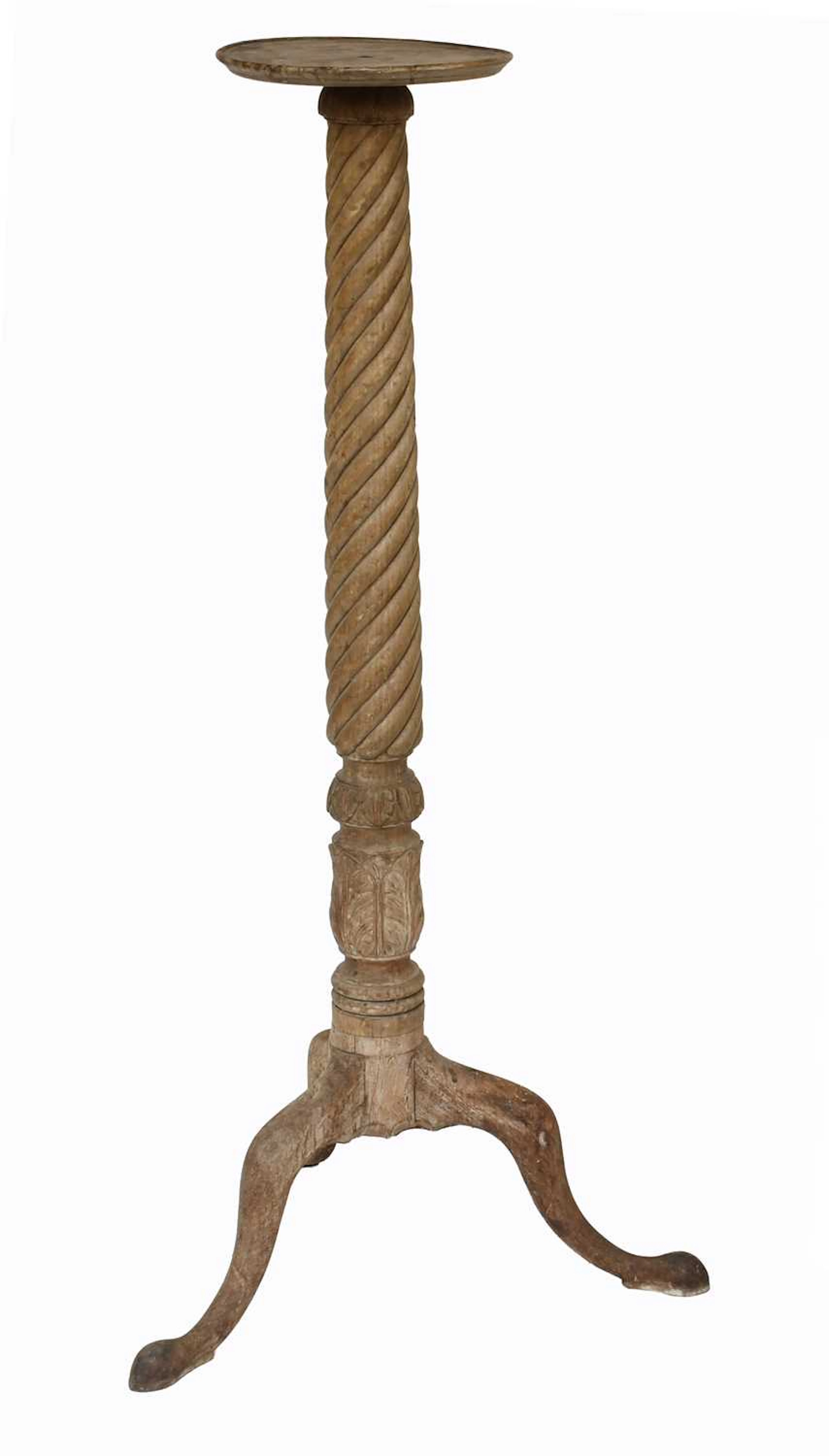 A Mahogany Torchere, 19th Century