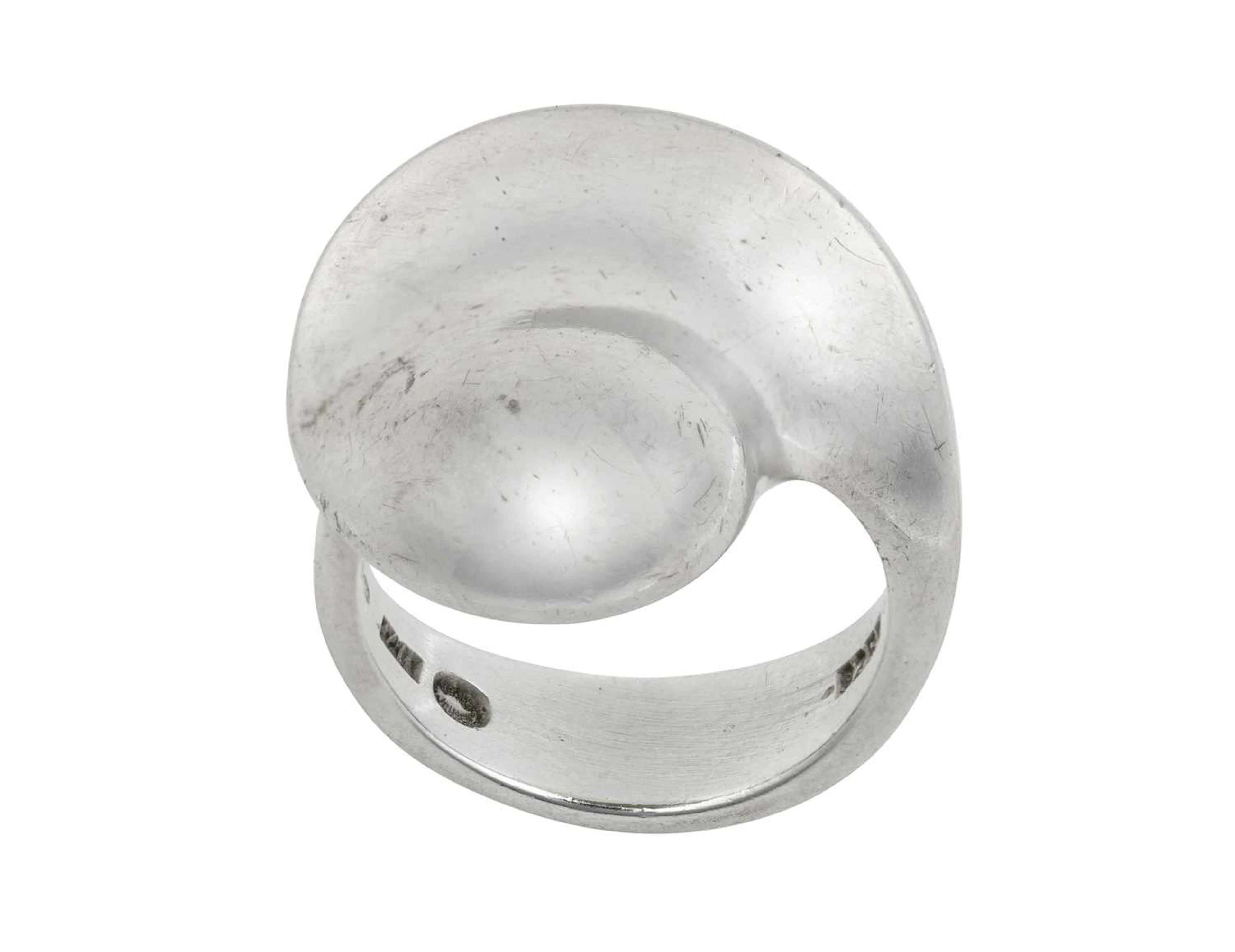 A Silver Ring, by Georg Jensen