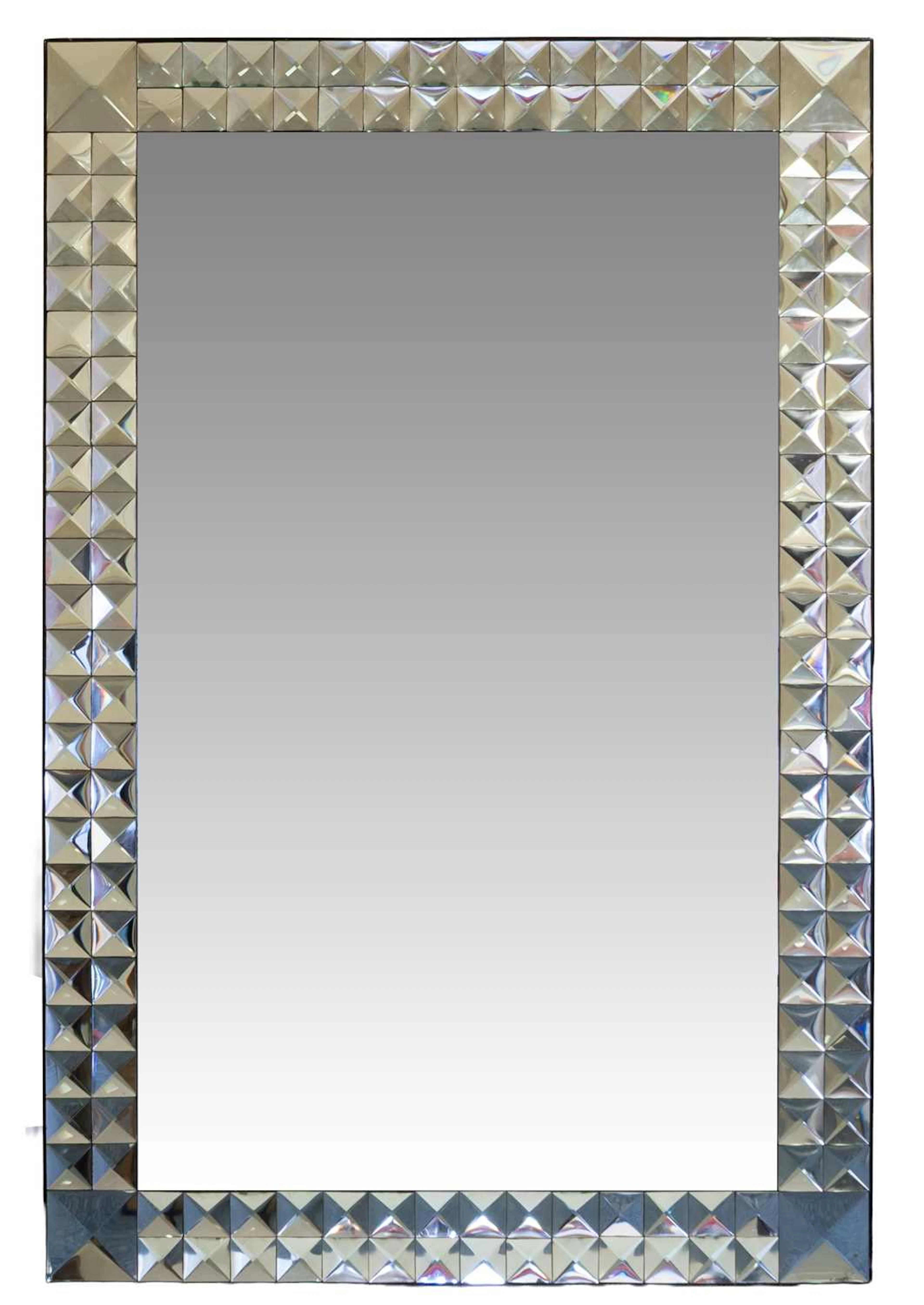 A Contemporary Prism Rectangular Mirror