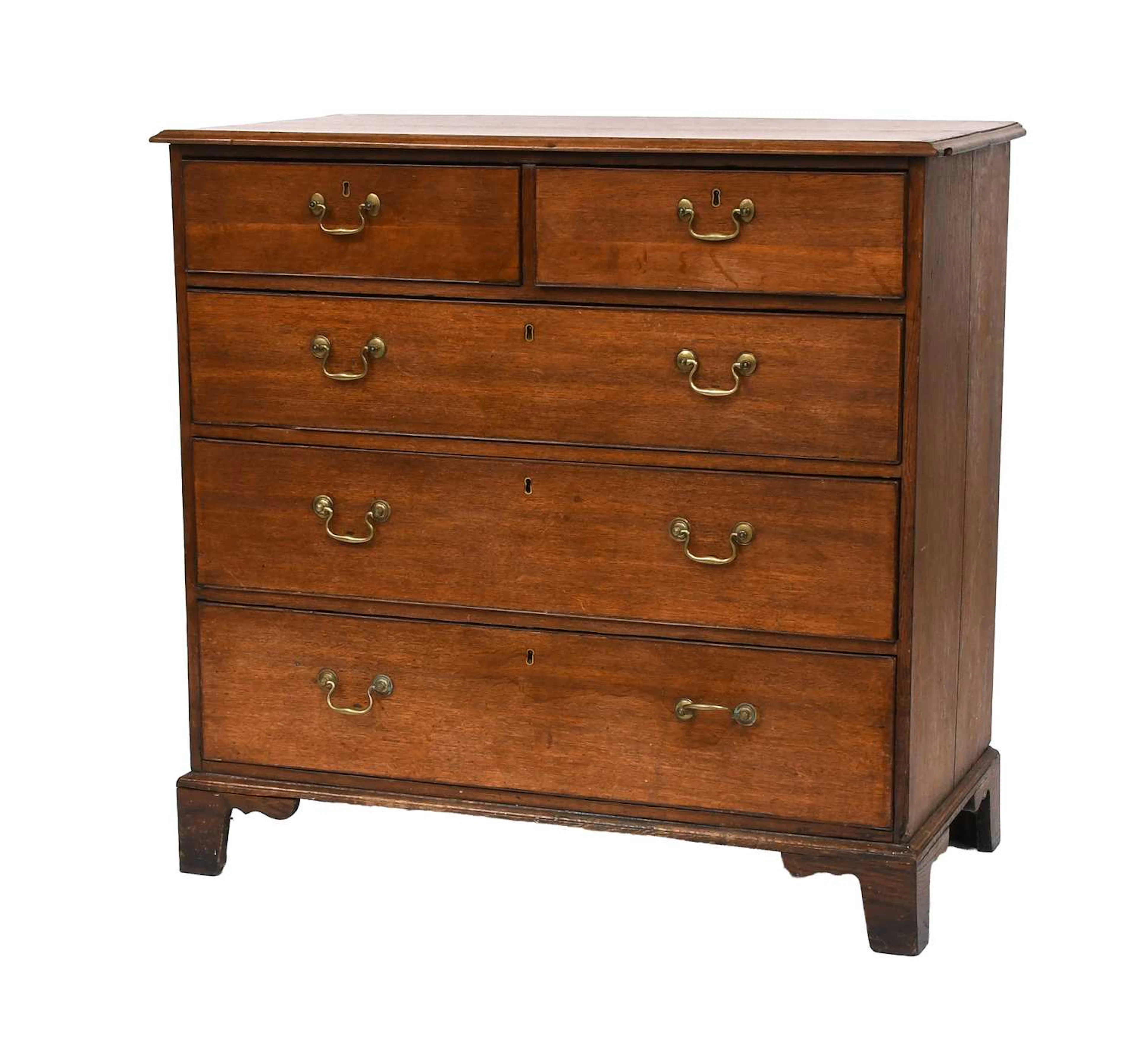 A George III Oak Chest of Drawers