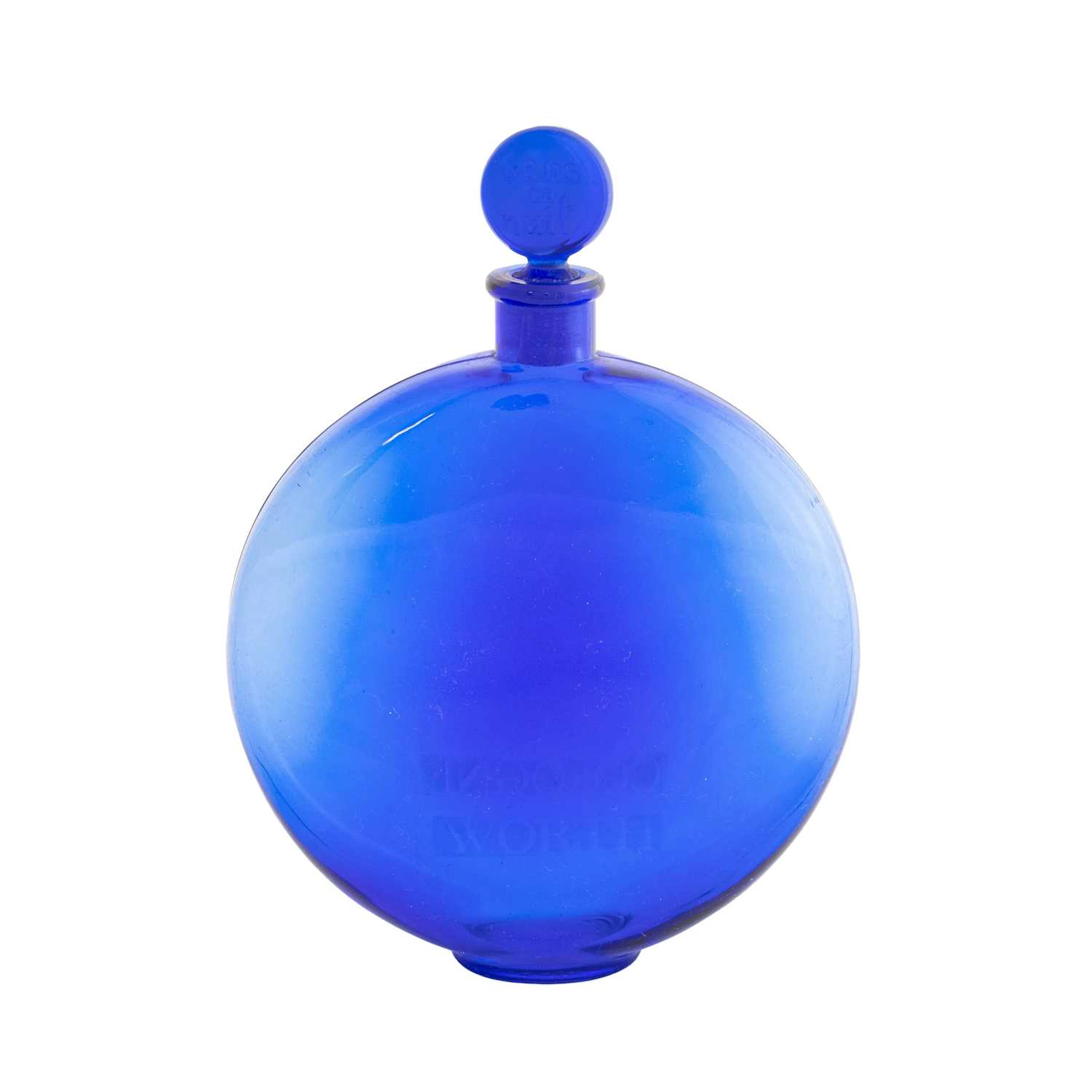 René Lalique (French, 1860-1945): A Worth Dans La Nuit Perfume Bottle