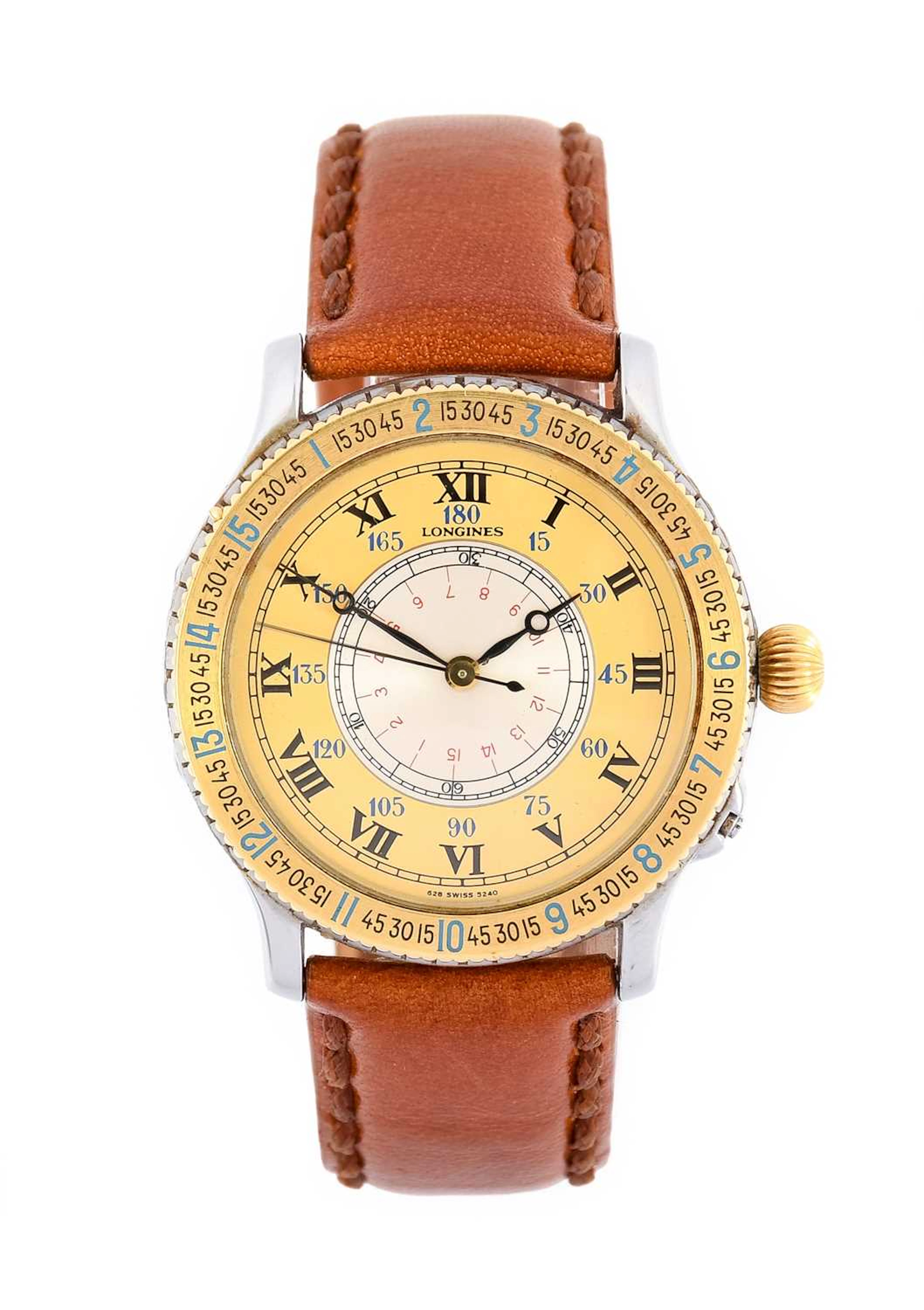 Longines: A Stainless Steel Automatic Centre Seconds Wristwatch, signed