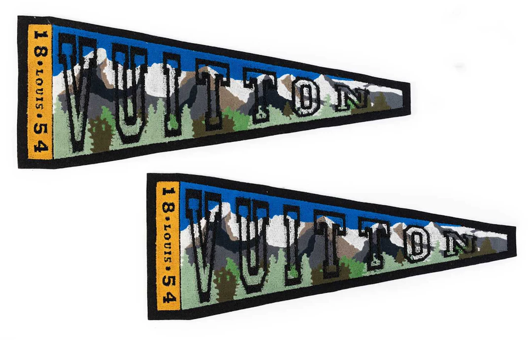 Louis Vuitton Pennant Shaped Embroidered Patches, Spring/Summer 2014
