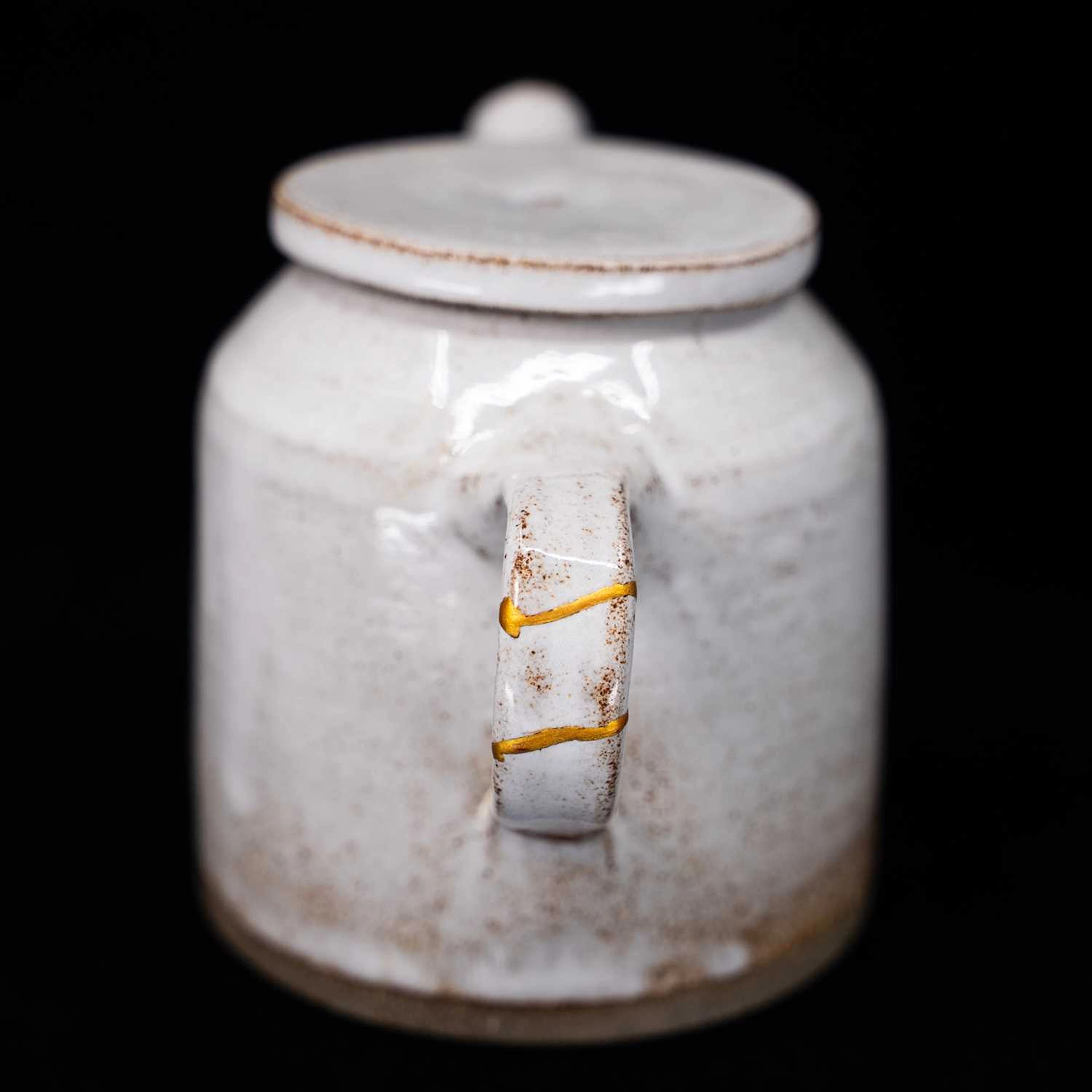 Upstairs by Tom Shepherd: Teapot by K O Ceramics, Upstairs by Tom