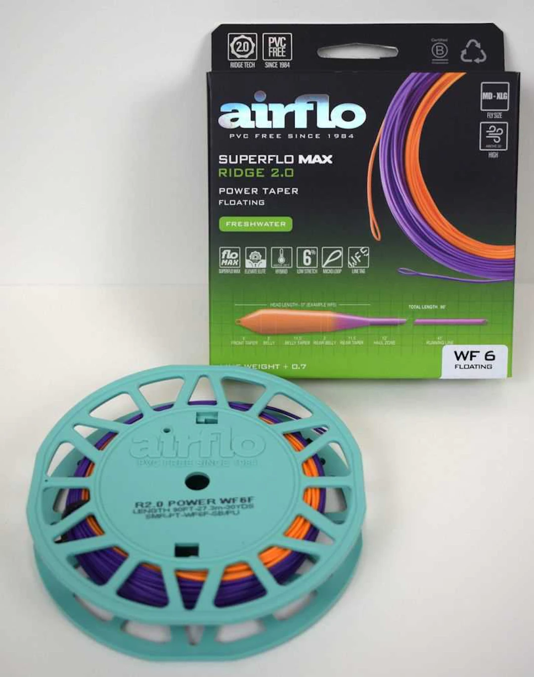 The Airflo Superflo Max Ridge 2.0 Universal Taper WF6