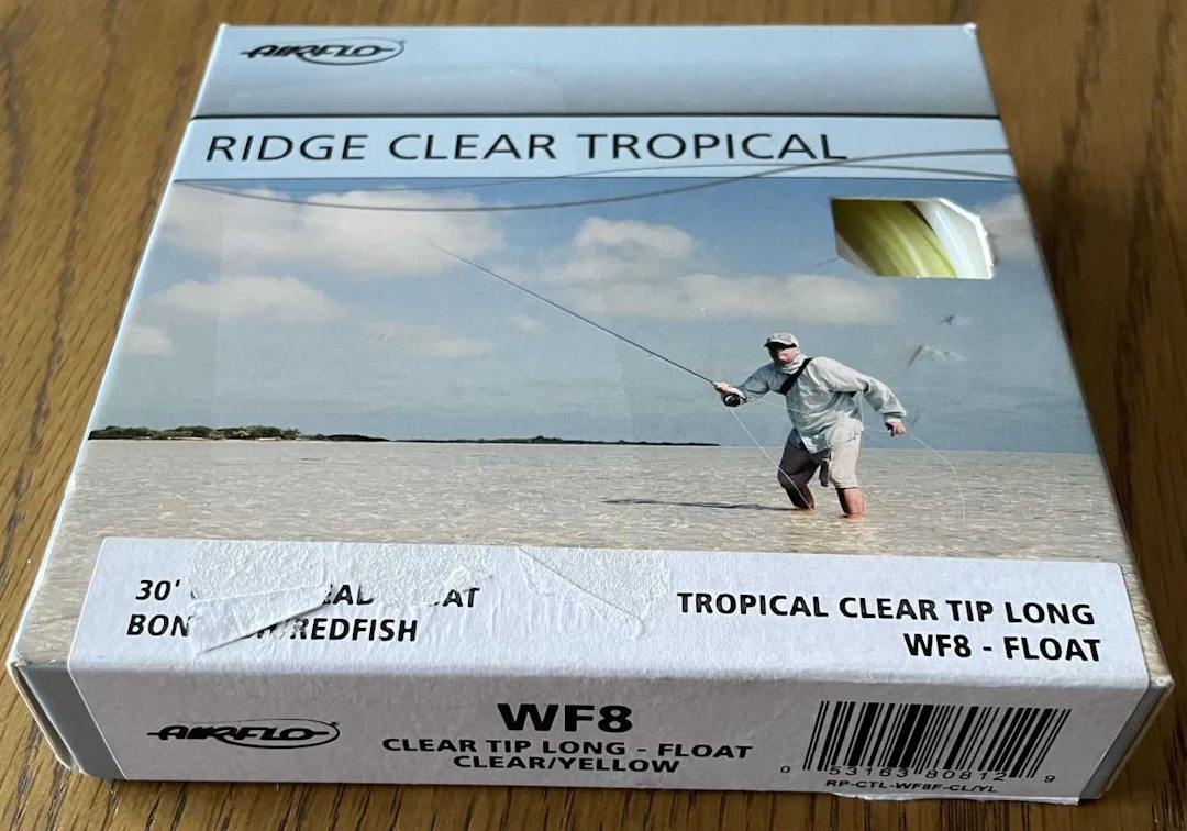Airflo Ridge Tropical Fly Line, Clear tip, floating #8