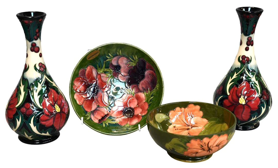 Pair of Modern Moorcroft Vases