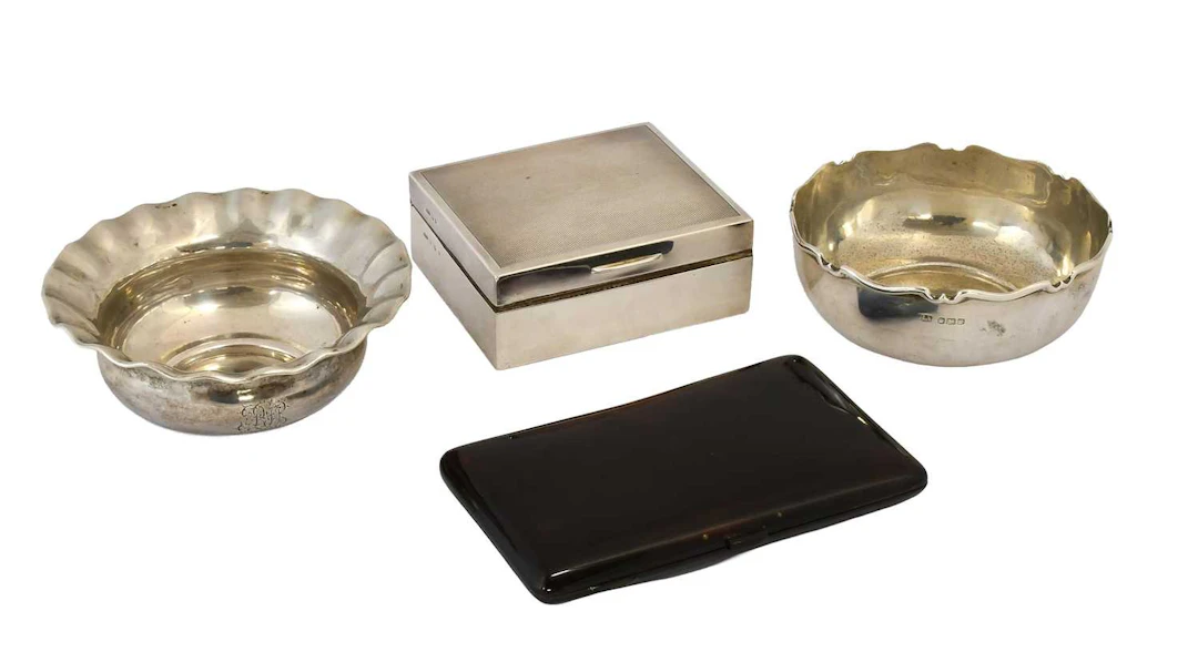 A Collection of Assorted Silver, Together With