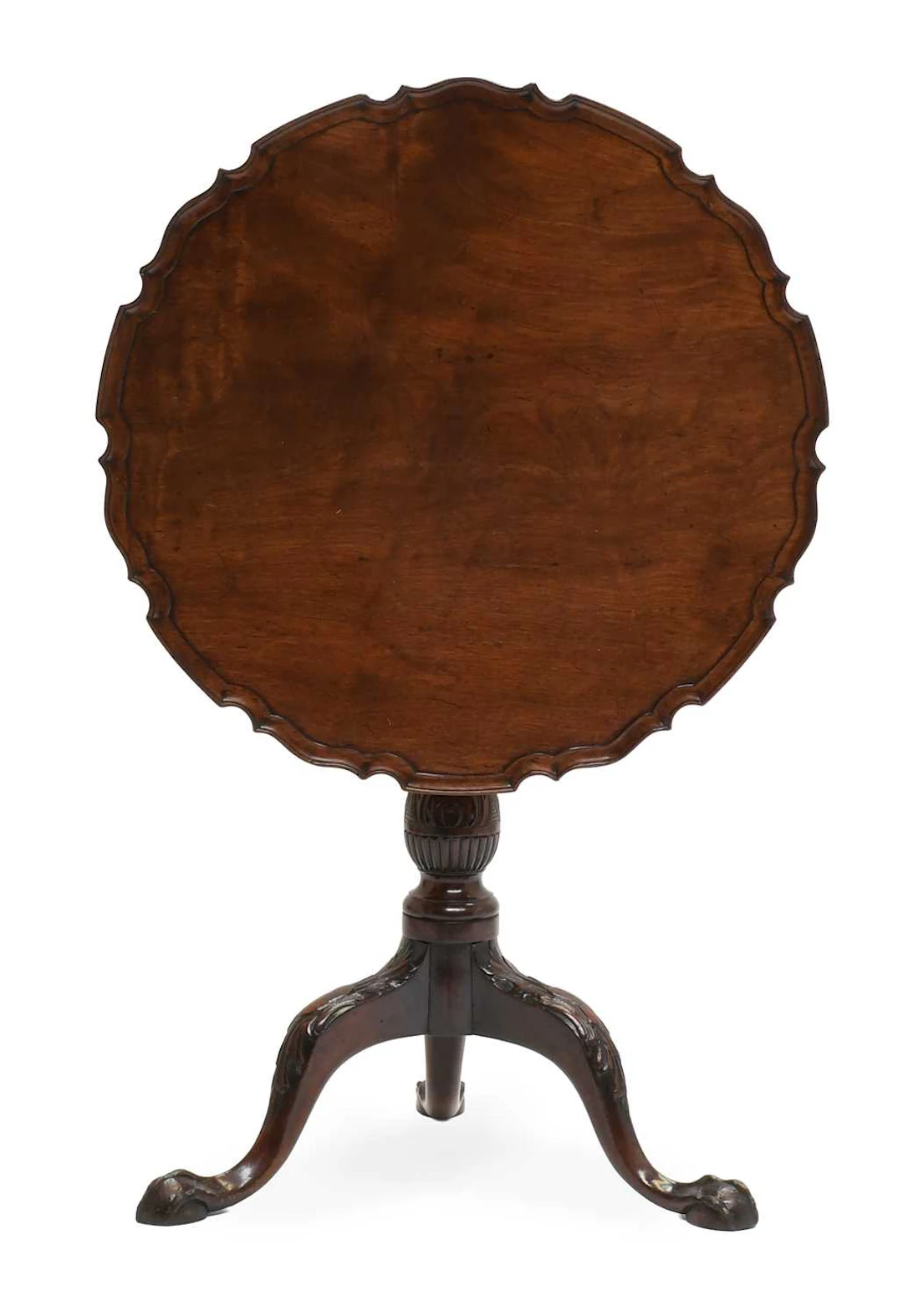 A George III Mahogany Tilt-top Tripod Table, late 18th century